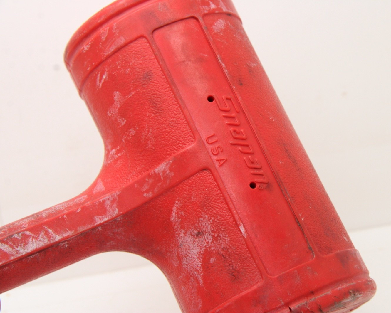 Snap-on HBFE56 56oz Dead Blow Hammer 15″ Red Soft Grip Handle USA