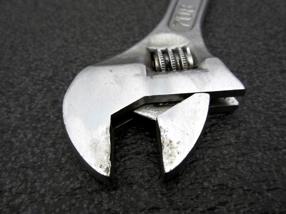 Vintage Ridgid 8″ Adjustable Wrench No. 708 Made in USA