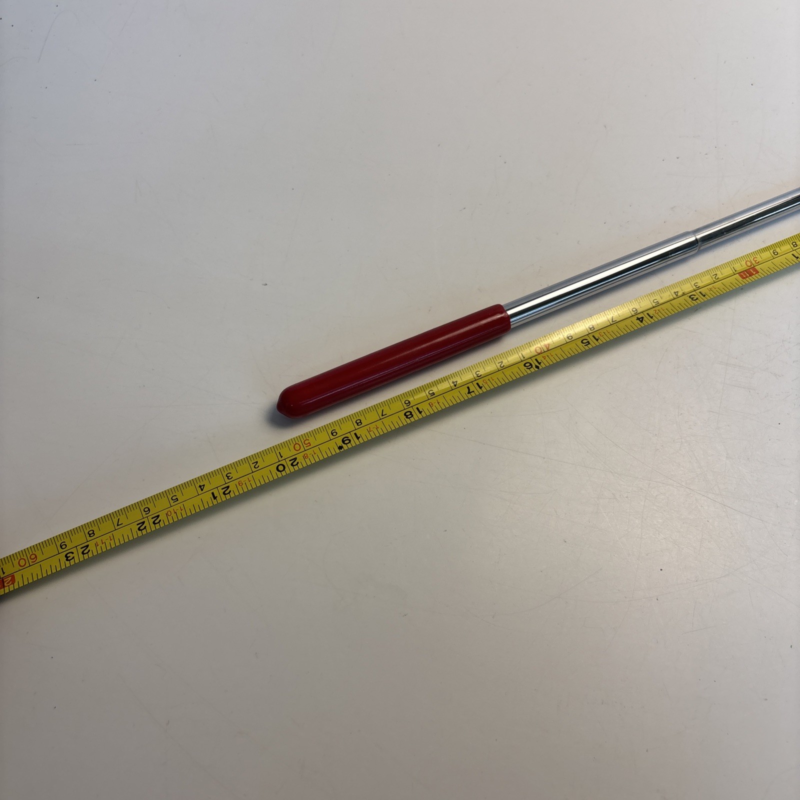 Vintage Telescoping Inspection Mirror Articulating Head 19-1/2” Extends