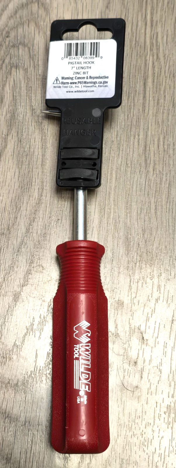 WILDE Tools USA 544.Z-HT 7″ Cotter Key Puller Hook/ Pick Tool
