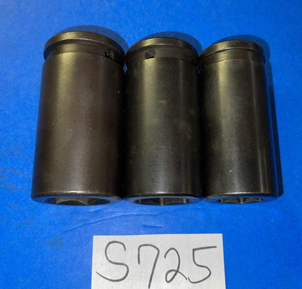 CORNWELL TOOLS 3 PIECE 3/4 DRIVE SAE. DEEP IMPACT SOCKETS 15/16, 1-1/8, 1-3/16