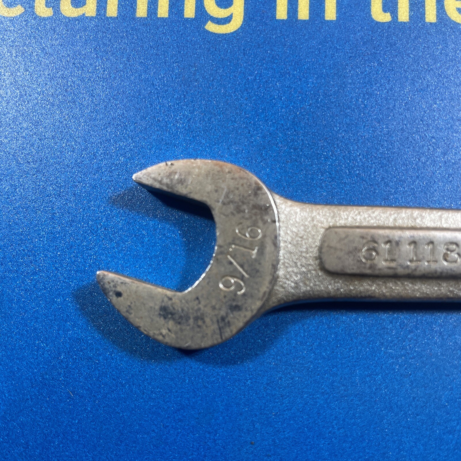 Easco 61 120 Double Open End Wrench Size 5/8 in x 9/16 in USA Tool