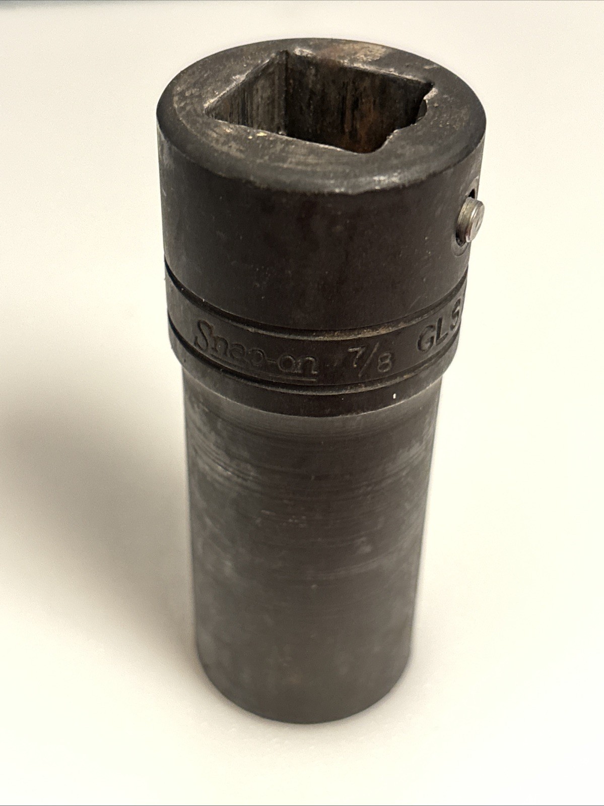 Snap On Tools 3/8” Black Industrial Hand Socket Non-Impact USA GLS282 LS-282 6pt