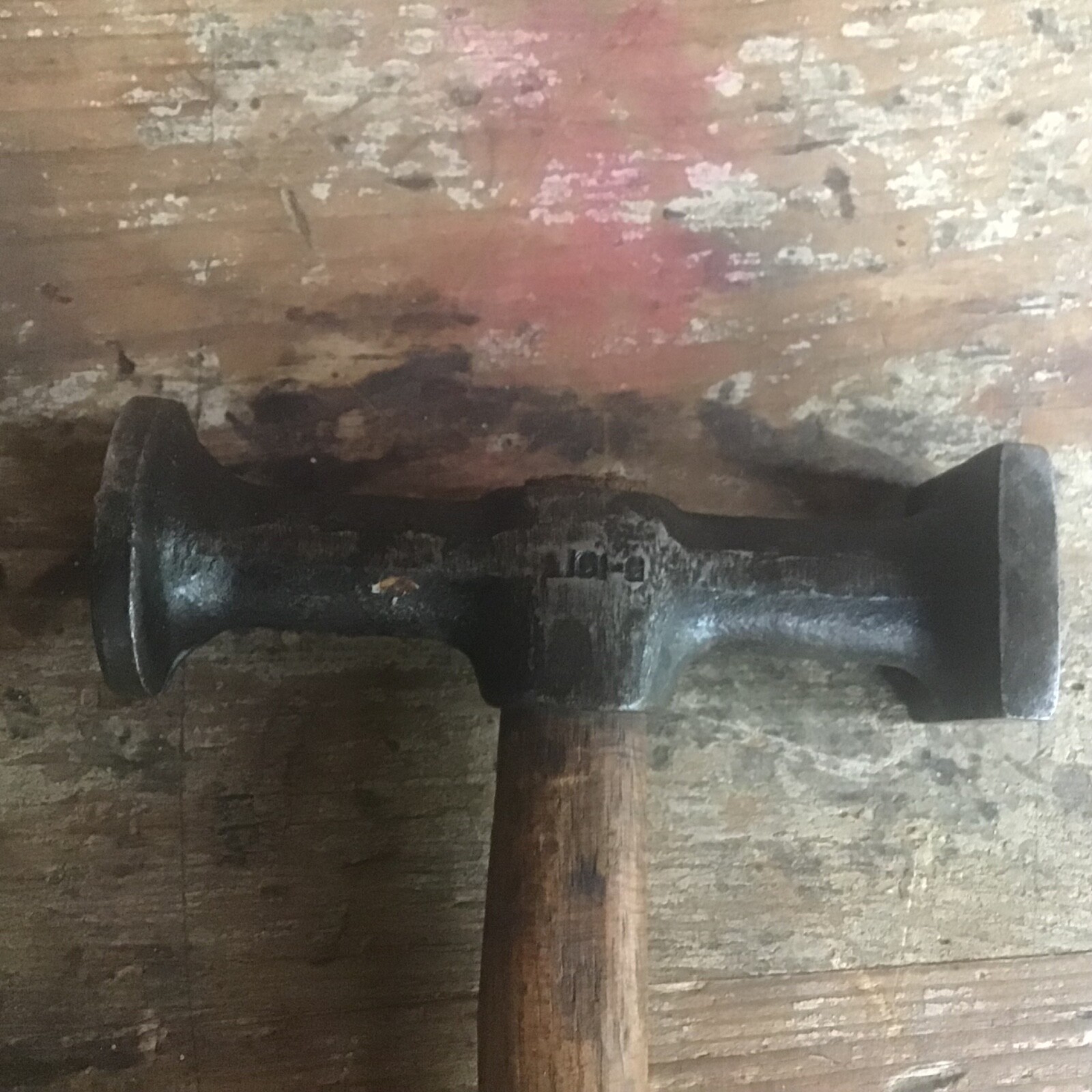 Vintage Fairmount 161-G Curved Face Auto Body Hammer Metal Work Repair Hand Tool