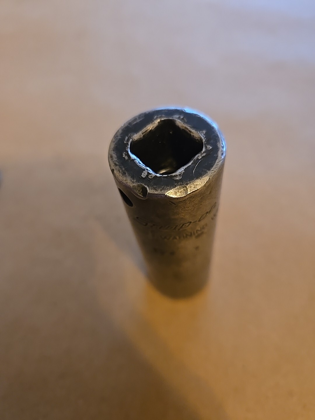 Snap On 1/2″ Drive 3/4″ 6PT SAE Deep Chrome Impact Sockets Worn TS241,SIM240