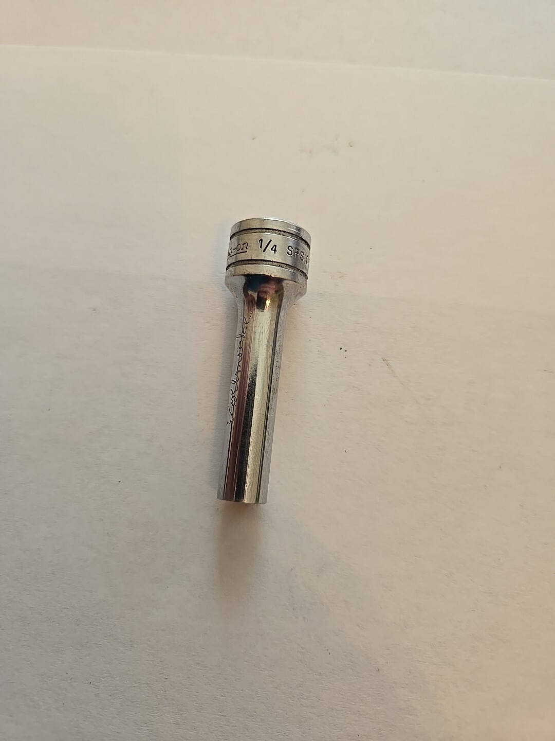 Snap On 3/8″ Drive 1/4″ 6PT Deep Chrome Socket SFS081