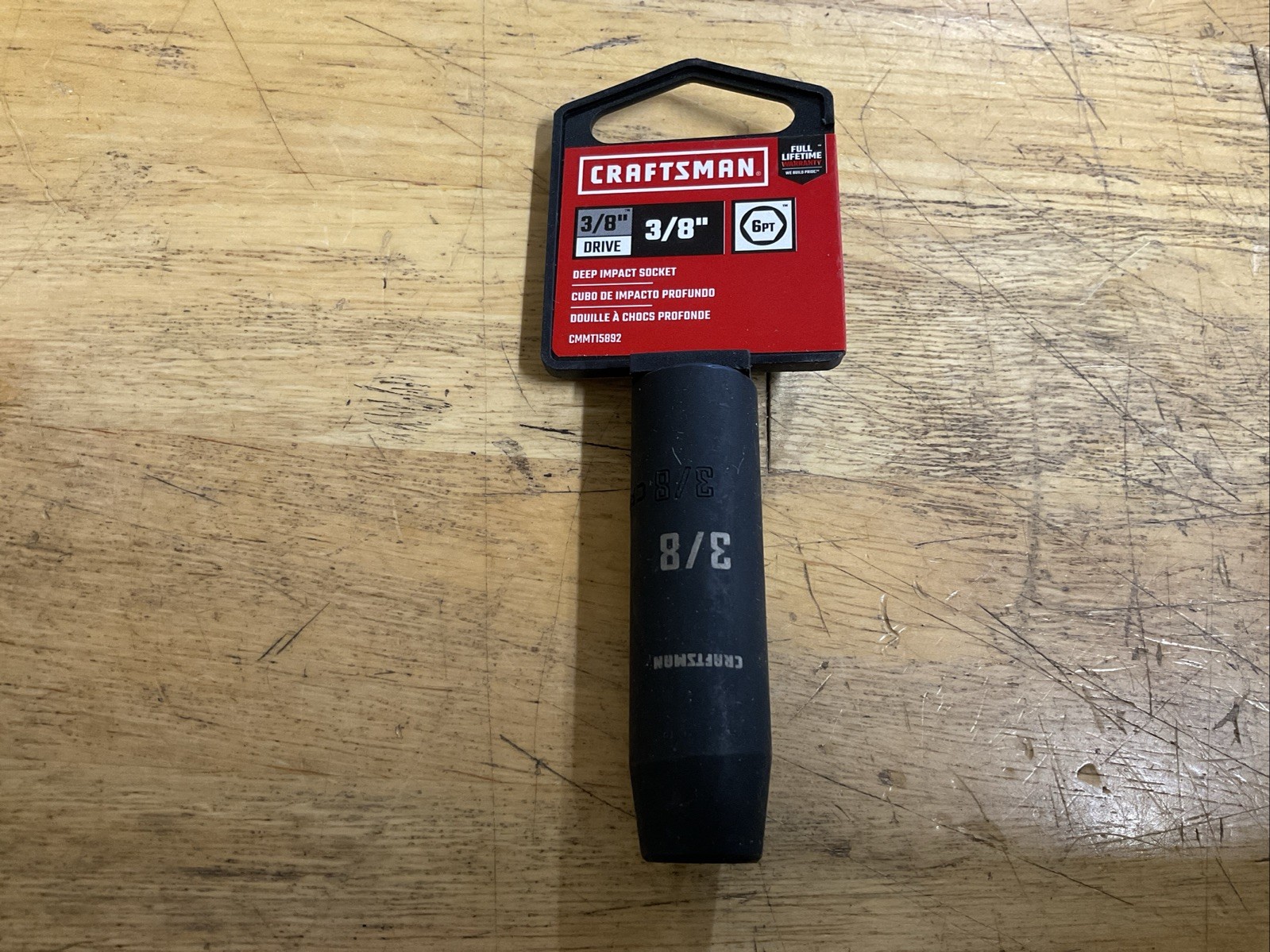 New- CRAFTSMAN CMMT15892 CM 3/8IN DRIVE DEEP SAE-3/8IN