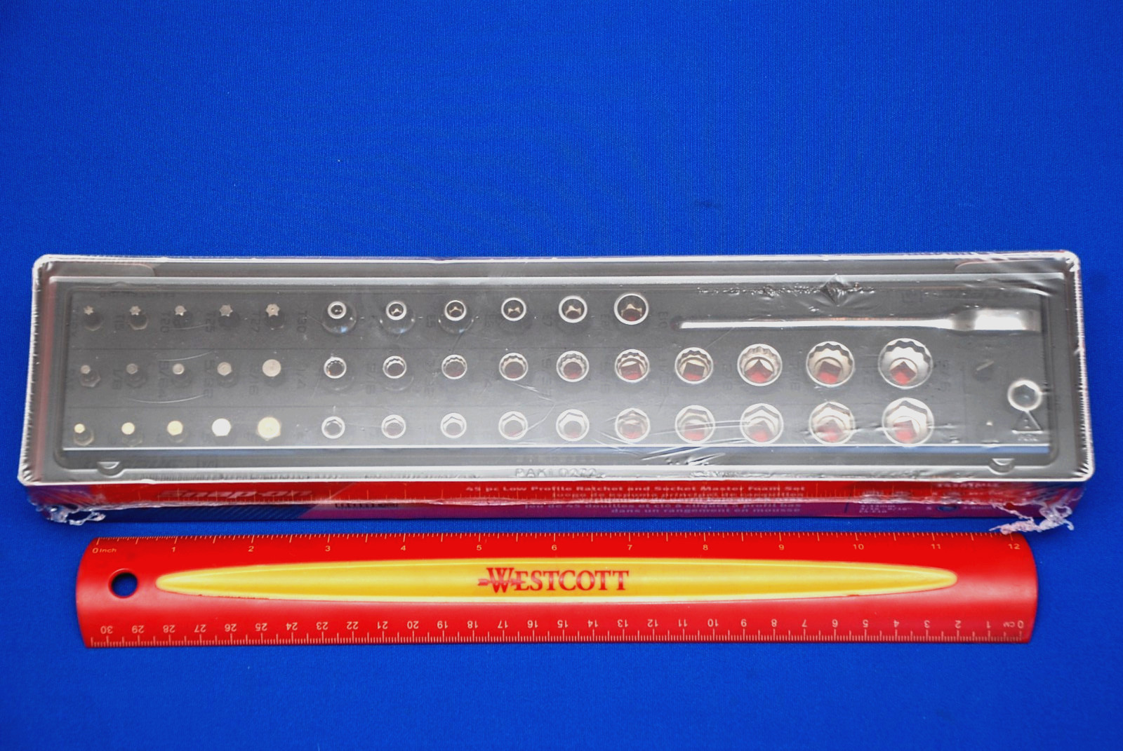Snap-on NEW 45 Pc 1/4″ Drive Low-Profile Ratchet/Flank Drive Socket Master Set