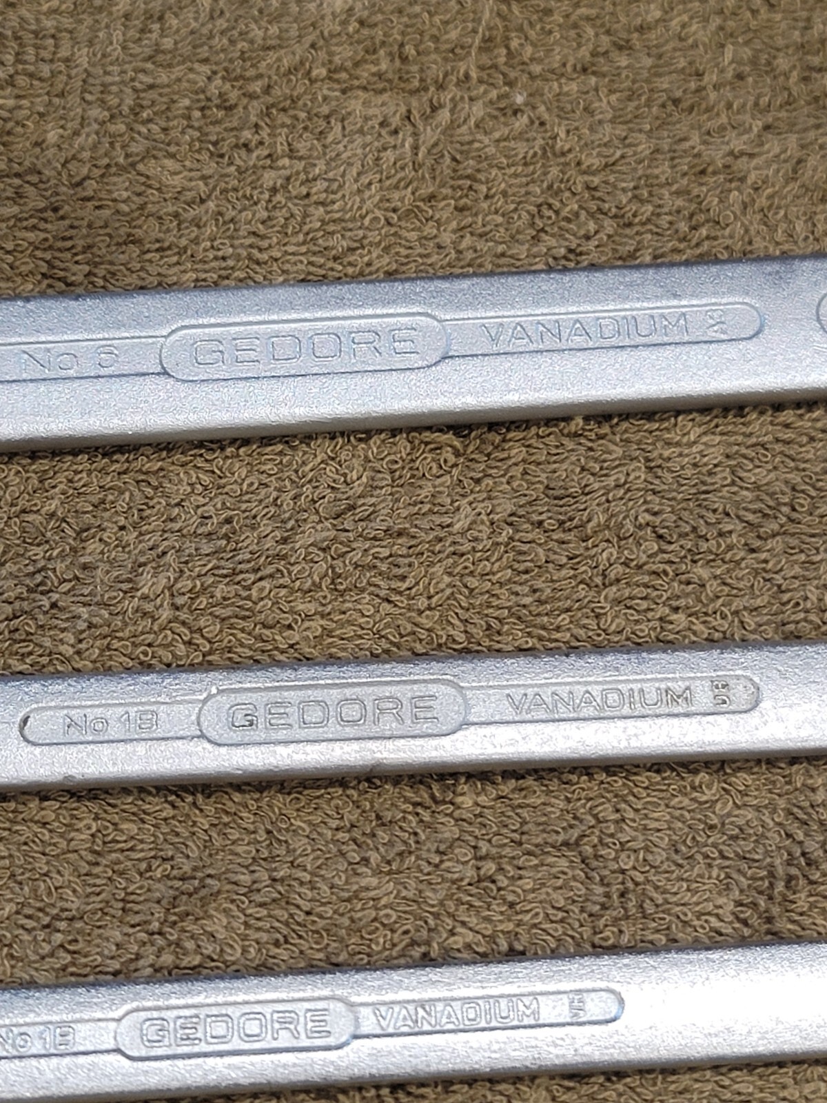 Gedore Metric Combination Wrench Set 27 24 19 17 13 12 10 mm Offset Automotive
