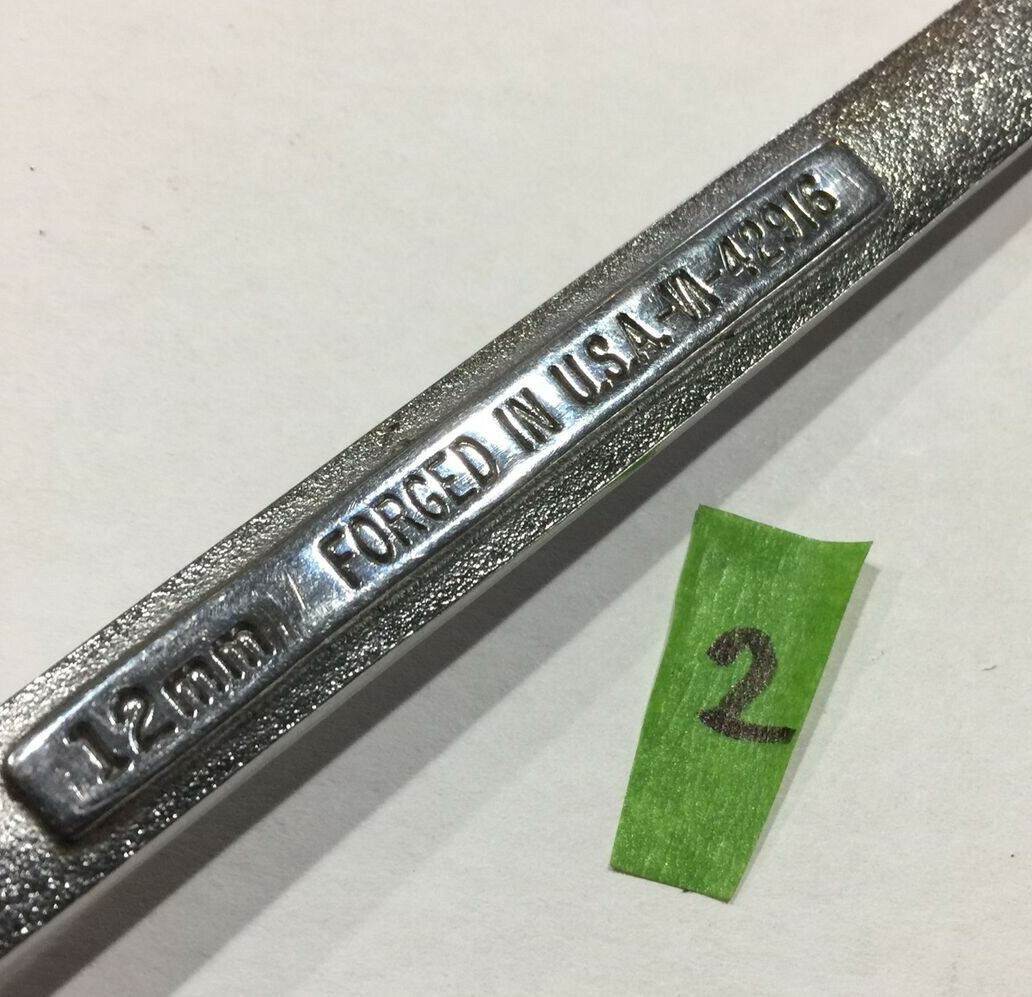 Craftsman VA 42916 12mm Combination Wrench 12 Point (2)