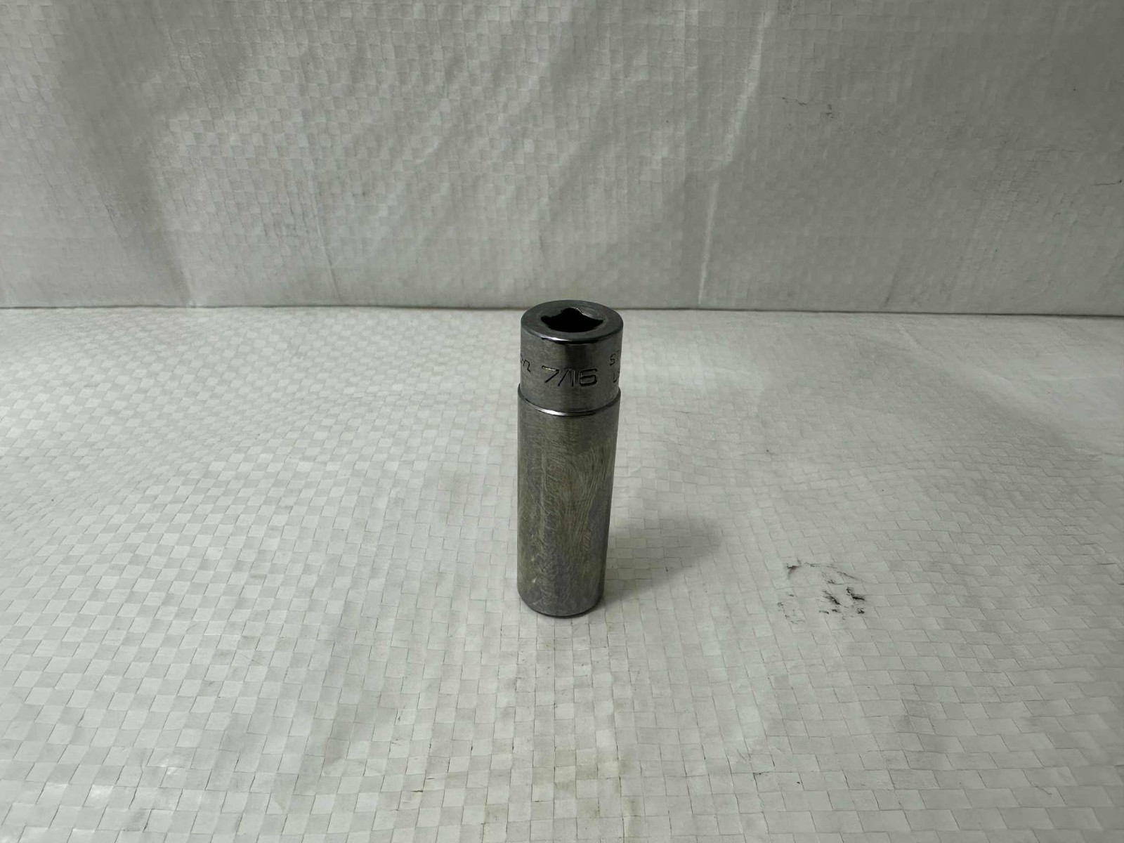 Snap-on STM14 7/16″ 3/8″ Drive Deep Socket — 6 Point — Made in USA