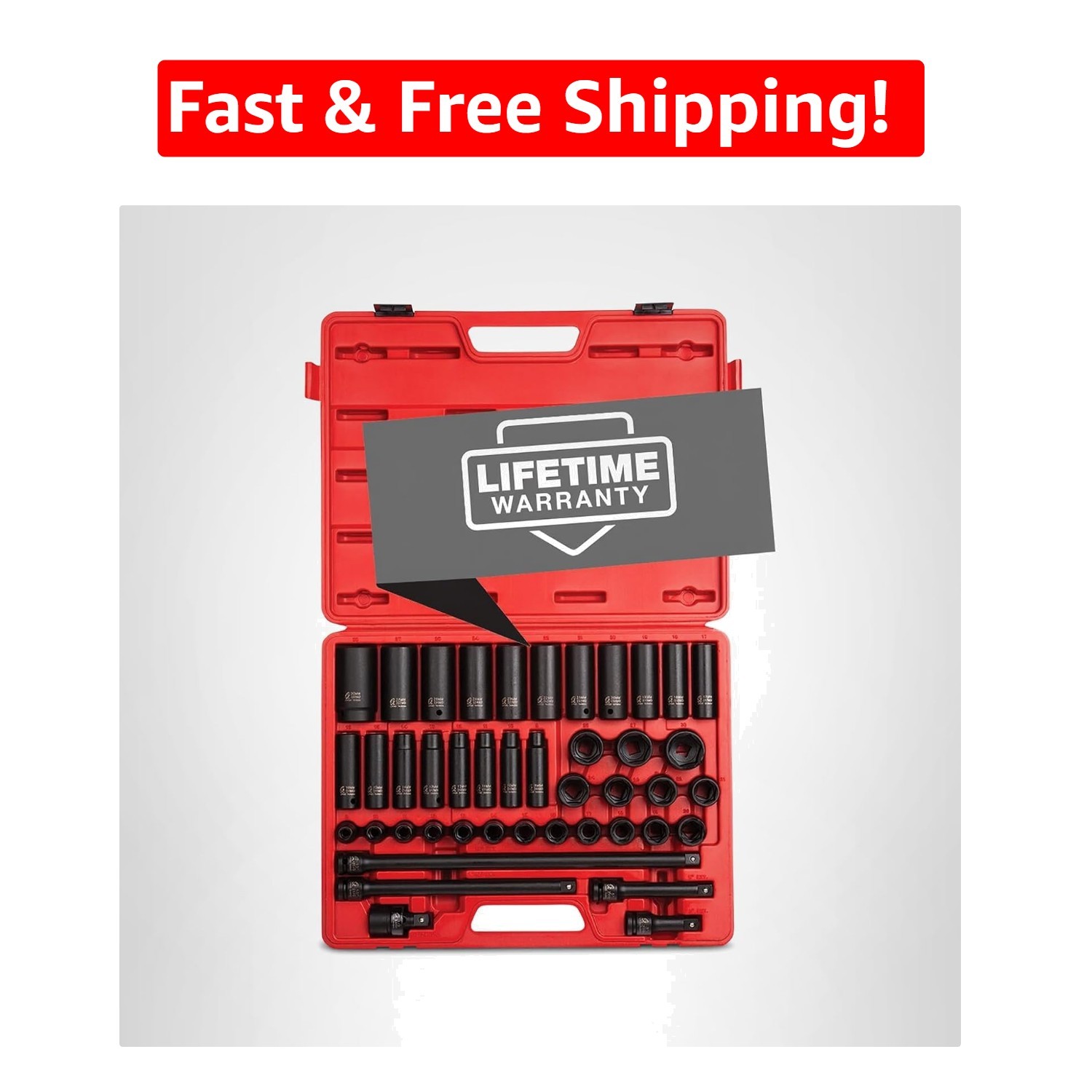 Sunex 2569 Master Impact Socket Set – Radius Corner Design & ANSI Certified