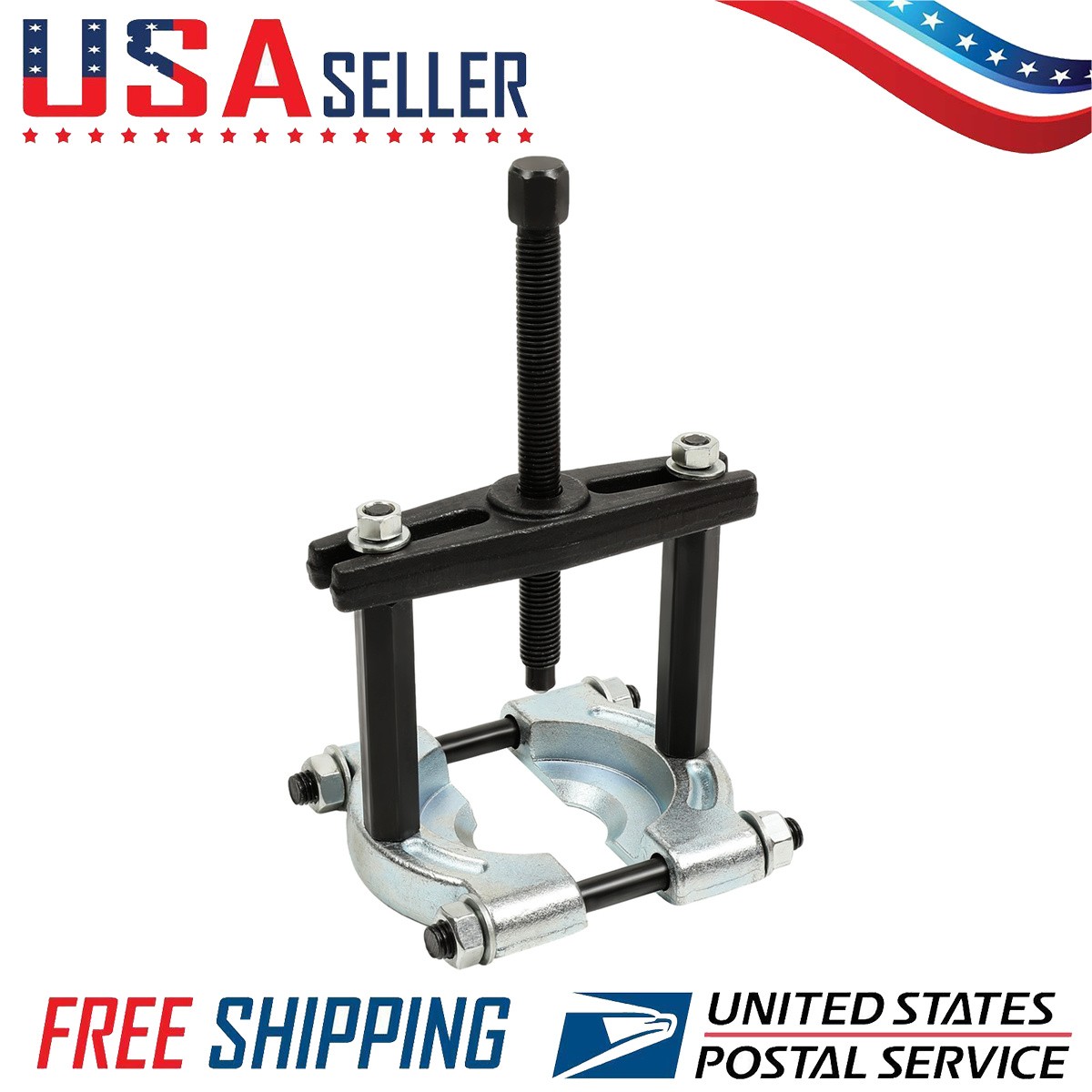 12PCS Bearing Separator Puller Kit Heavy Duty Wheel Hub Axle Gear Removal Tool