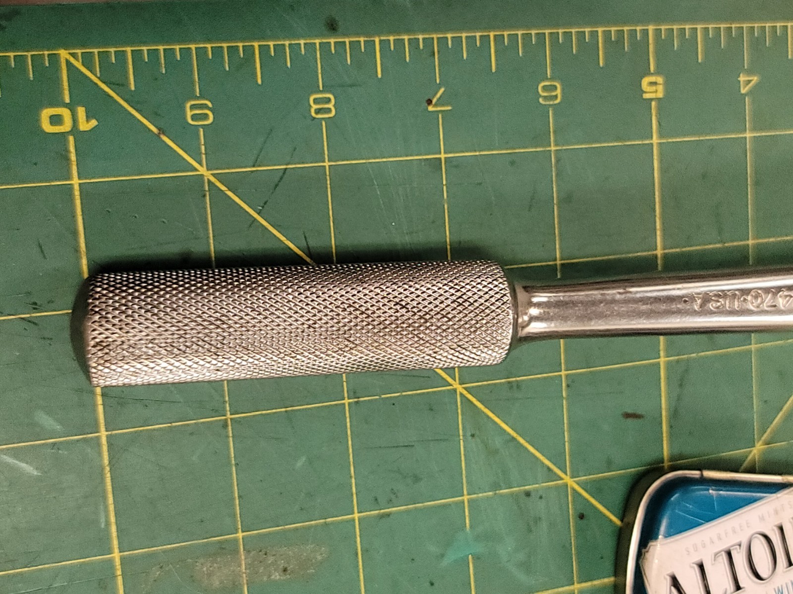 Vintage S-K Tools 42470 1/2″, 10.25″L Reversible Chrome Ratchet Made USA