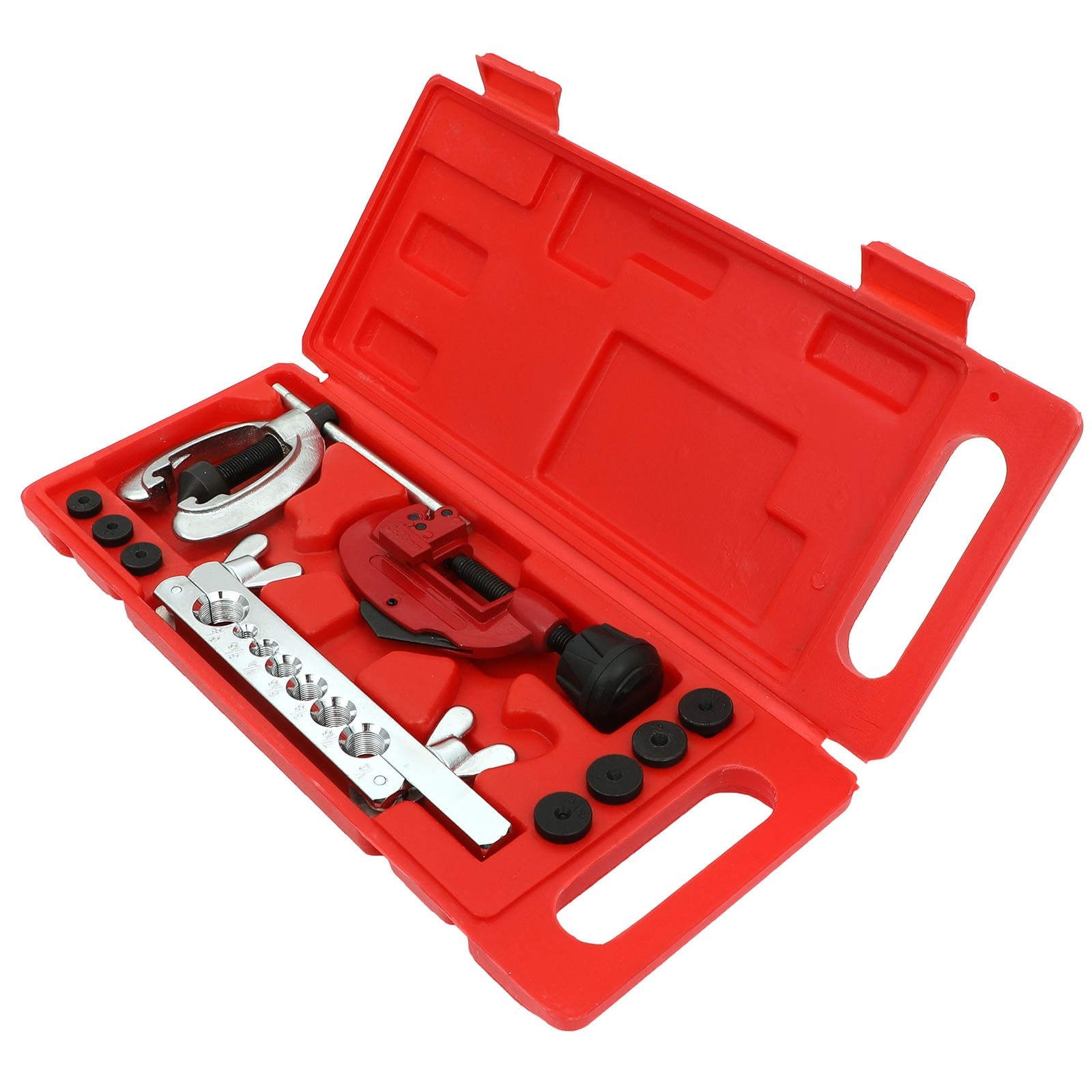 Double Flaring Brake Line Tool Kit Tubing Car Truck Repair Tool W/ Tube Cutter