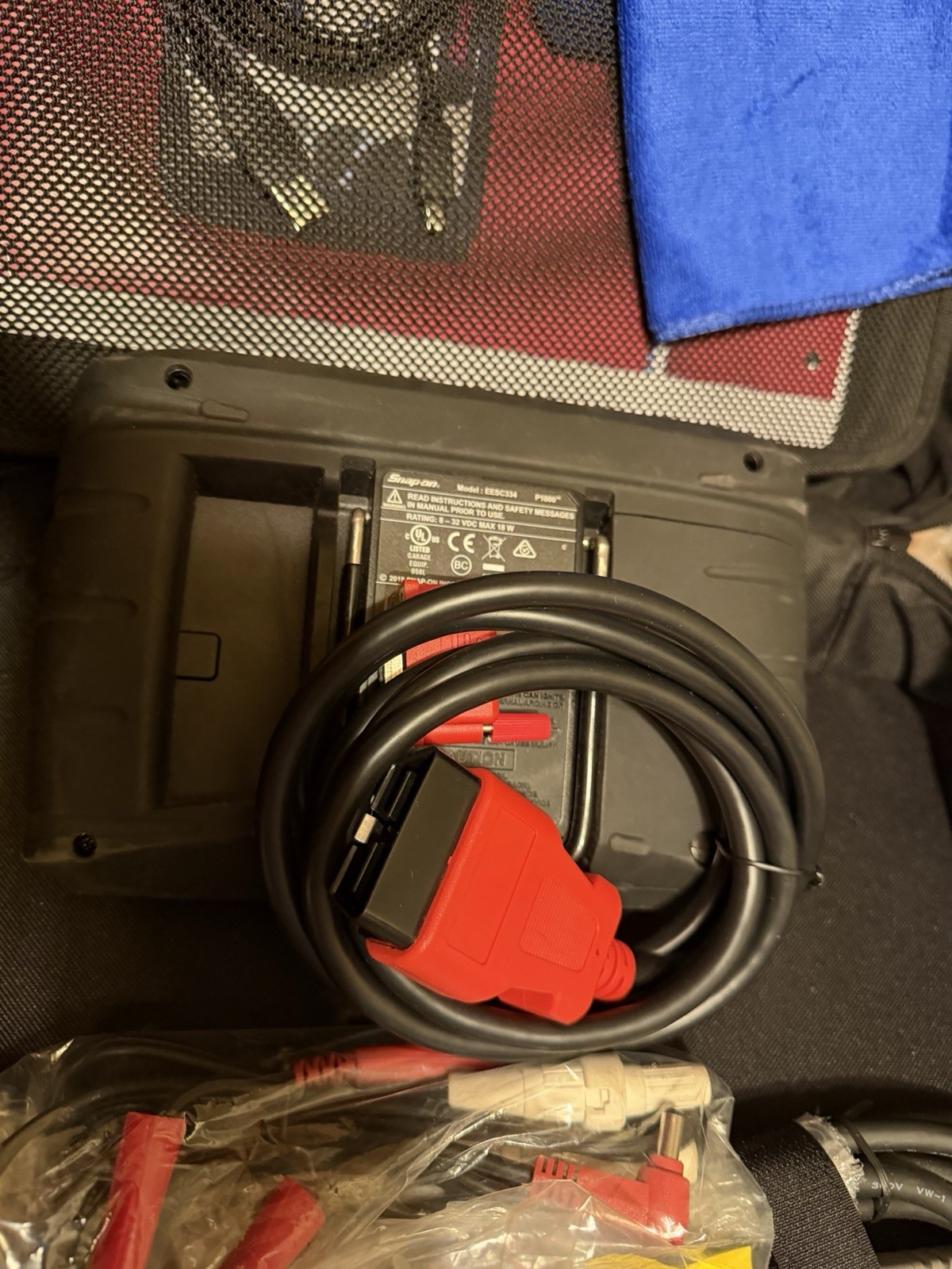 2026 SnapOn P1000 26.2 Motorcycle & Car Scanner Kit W/ Adapters EESC334 Snap On