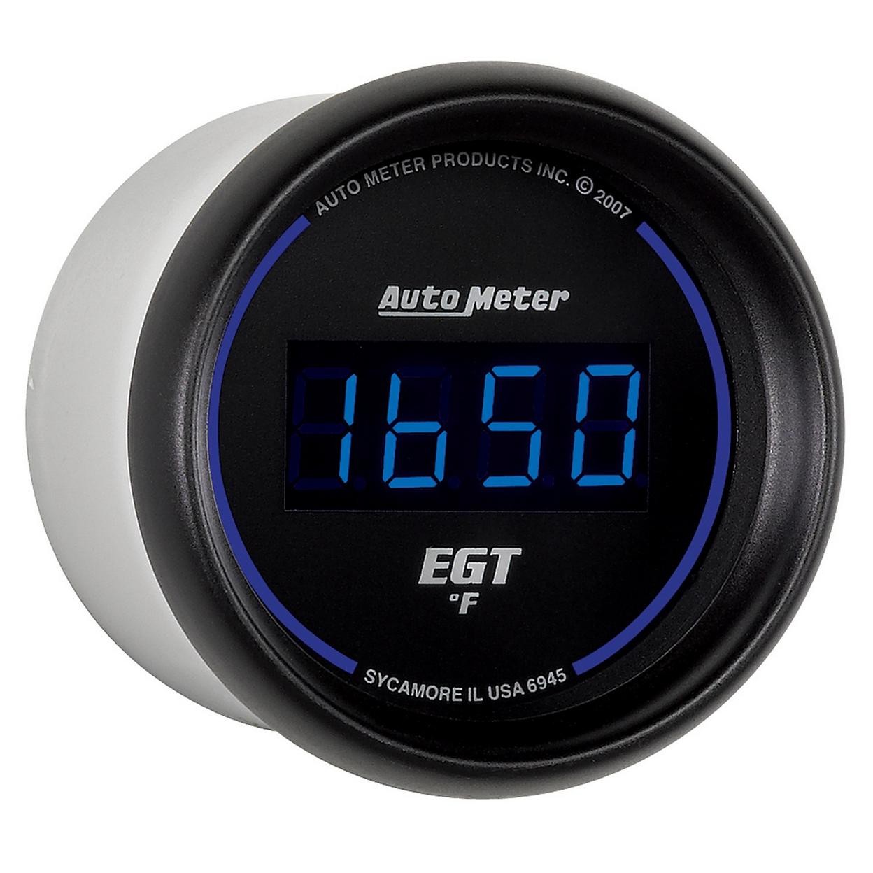 AutoMeter GAUGE, PYROMETER (EGT), 2 1/16″, 1600 Degrees F, DIGITAL, BLACK DIAL*2