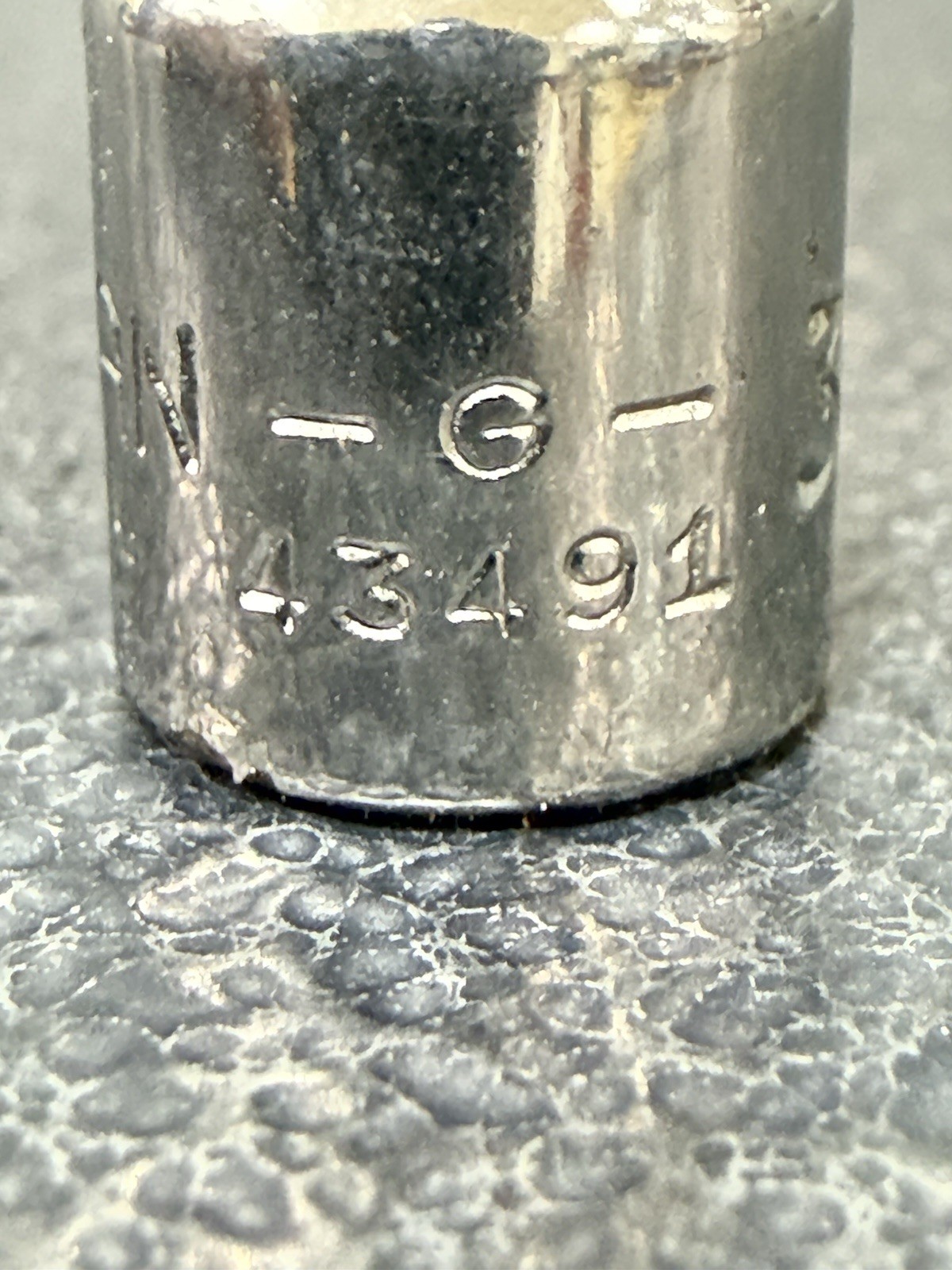 Vtg 3/16 Craftsman G-Series Part 43491 – 1/4″ Drive 6-Point Socket USA Made