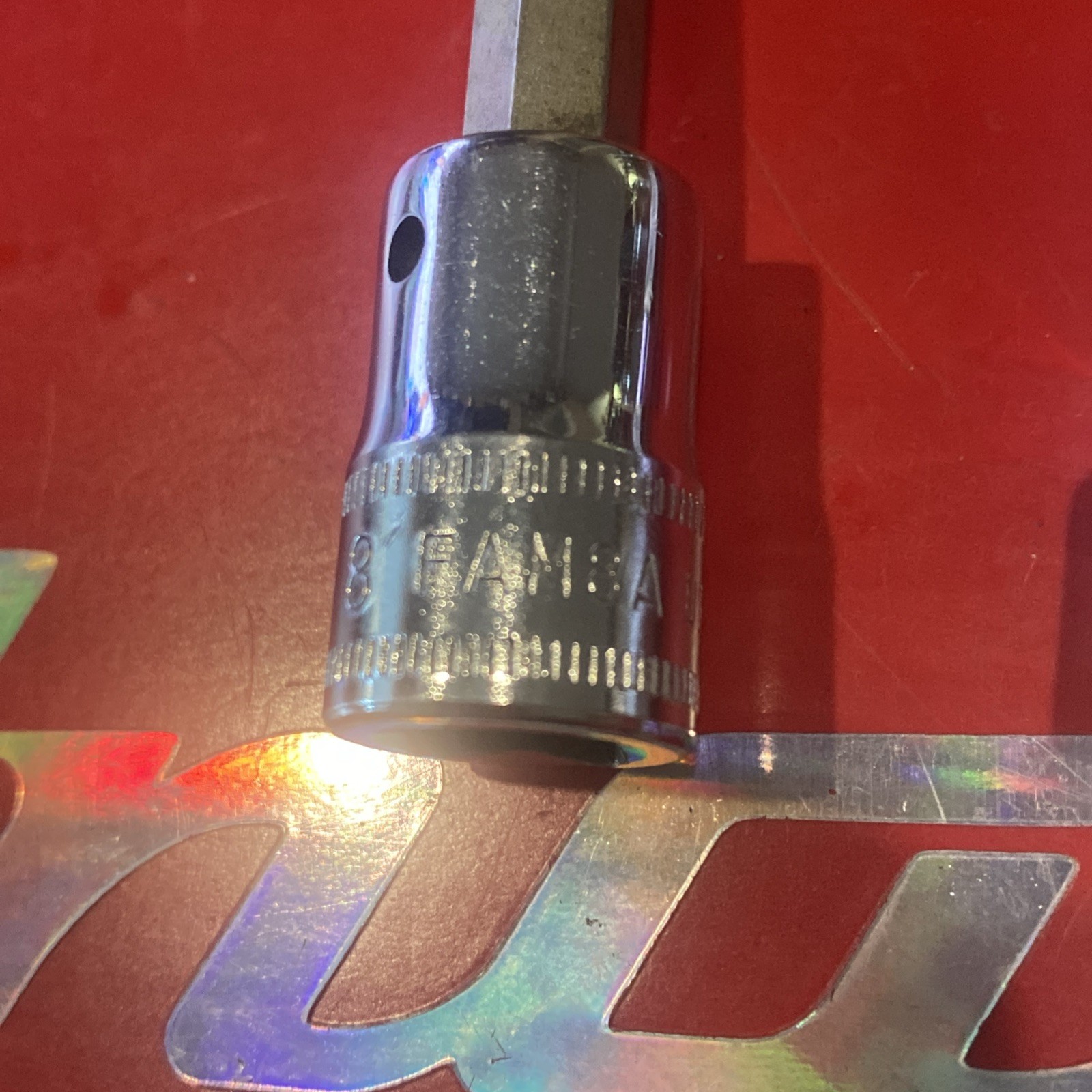 SNAP ON TOOLS FAM8A 8MM & FAM6A 6MM Metric Hex Bit Socket Driver 3/8″ Drive USA