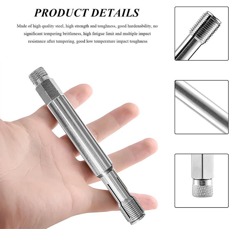 Threading Tools 14mm Back Tap Thread Repair Tool For Spark Plug Damaged Threads