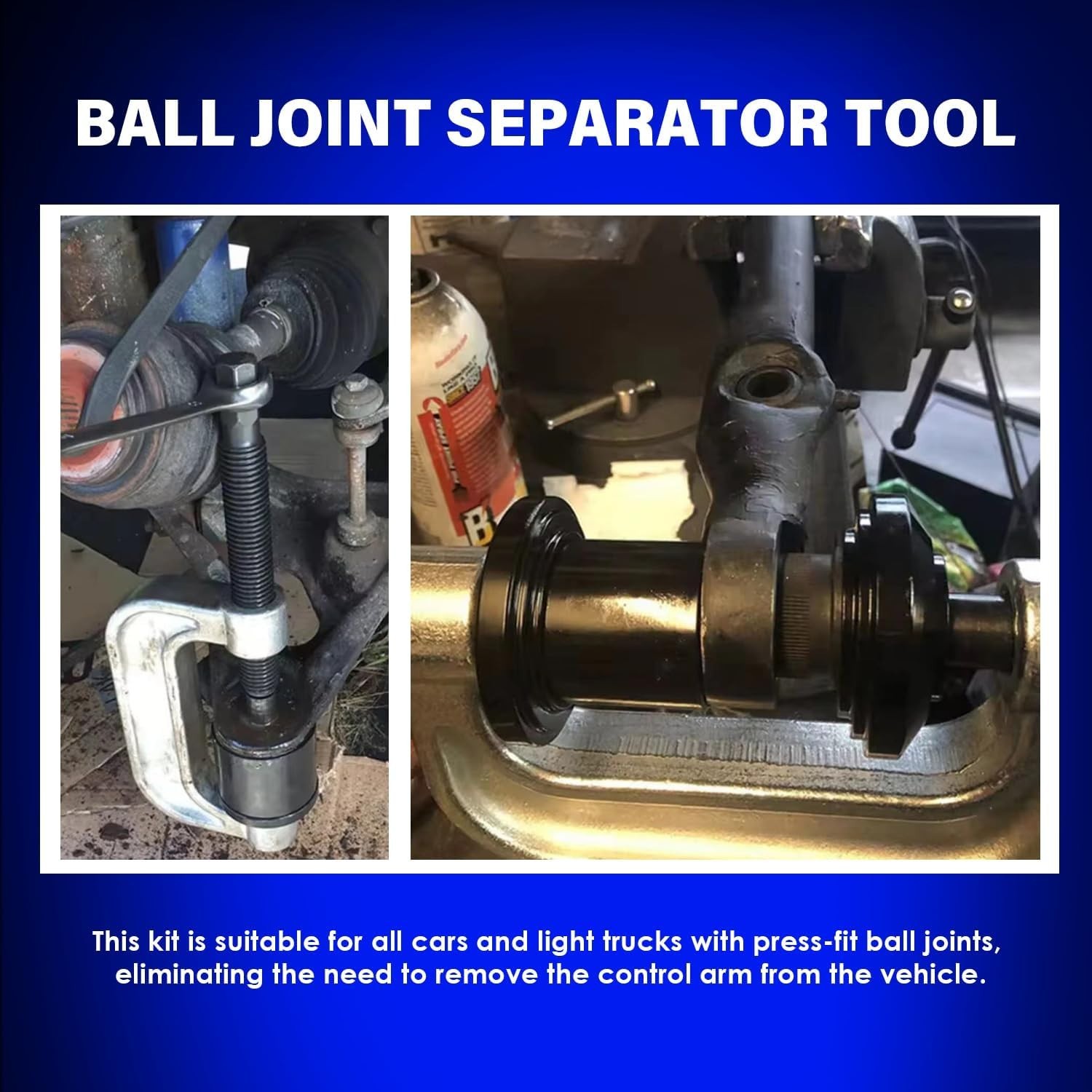 Ball Joint Press Kit 4WD 2WD U Joint Removal Tool Set with Carrying Case