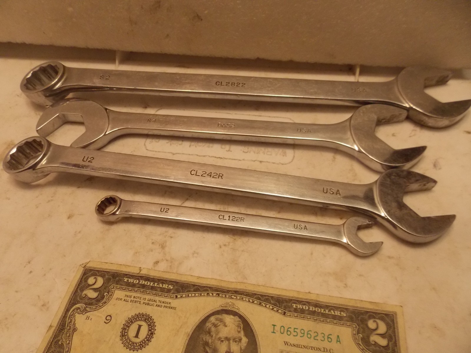 Mac Tools 7/8 3/4 3/8 Combination 7/8″ 3/4″ 3/8″ Wrench Sold Single FREEShipAfr1