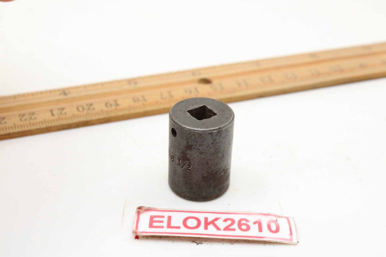 APEX Tools 1116 1/4″ 1/2″ Shallow Impact Socket SAE 6 Point 1″ Long USA
