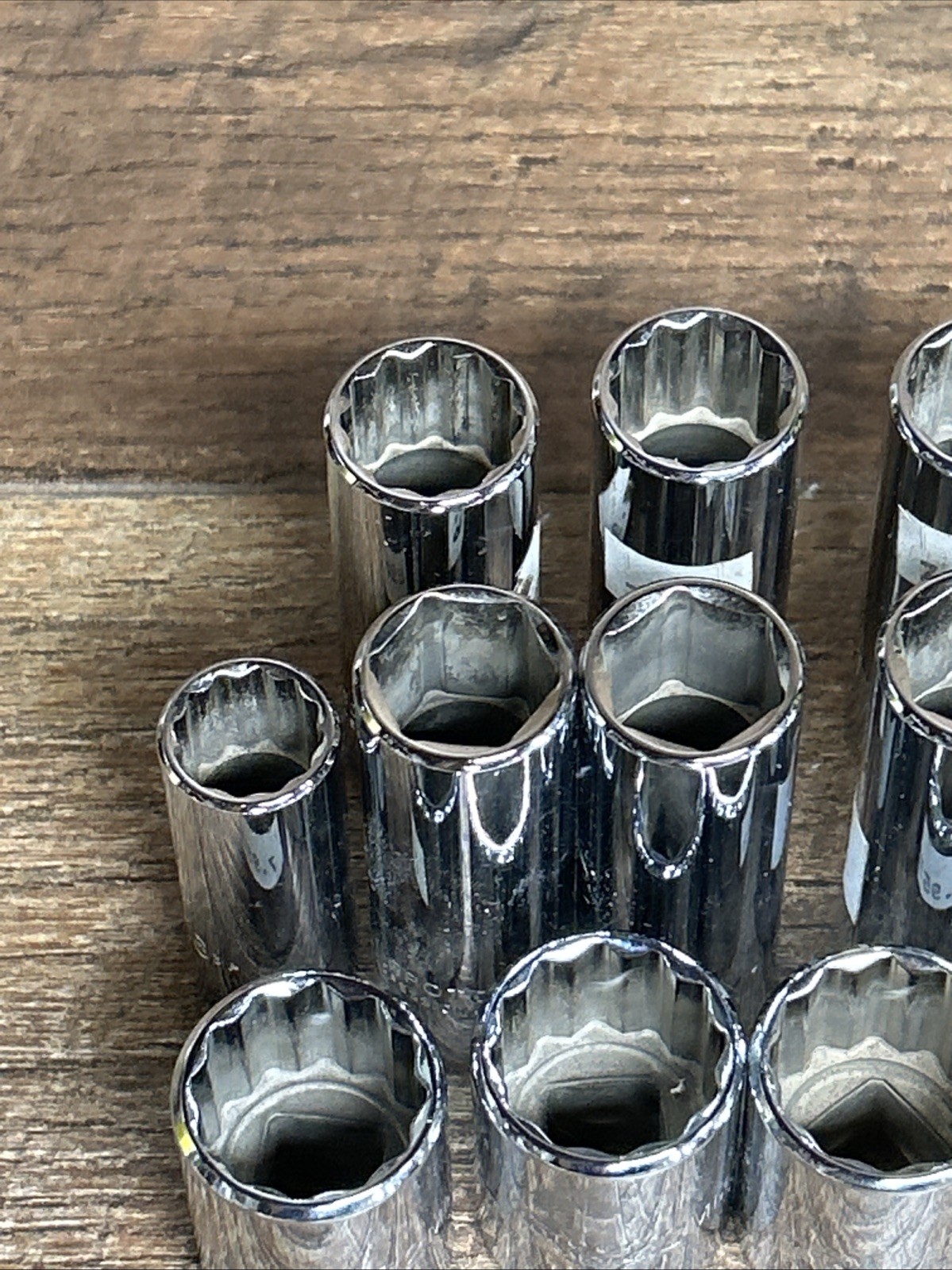Proto Professional Socket Lot-New Old Stock-1/2in And 3/8 Drive-Read Description