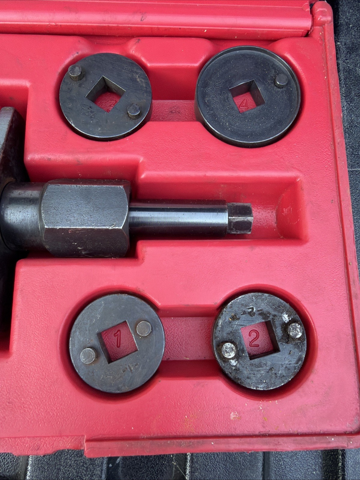 Blue Point 7 Pc Universal Brake Caliper Service Tool Set YA8610A W/ Case
