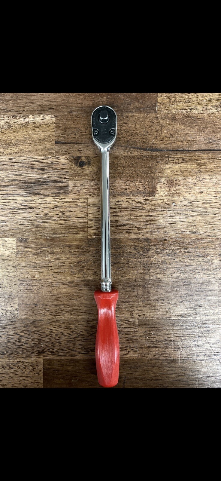 *NEW* Snap On Tools THLLD72CR 1/4” Classic Red Hard Grip Long Handle Ratchet