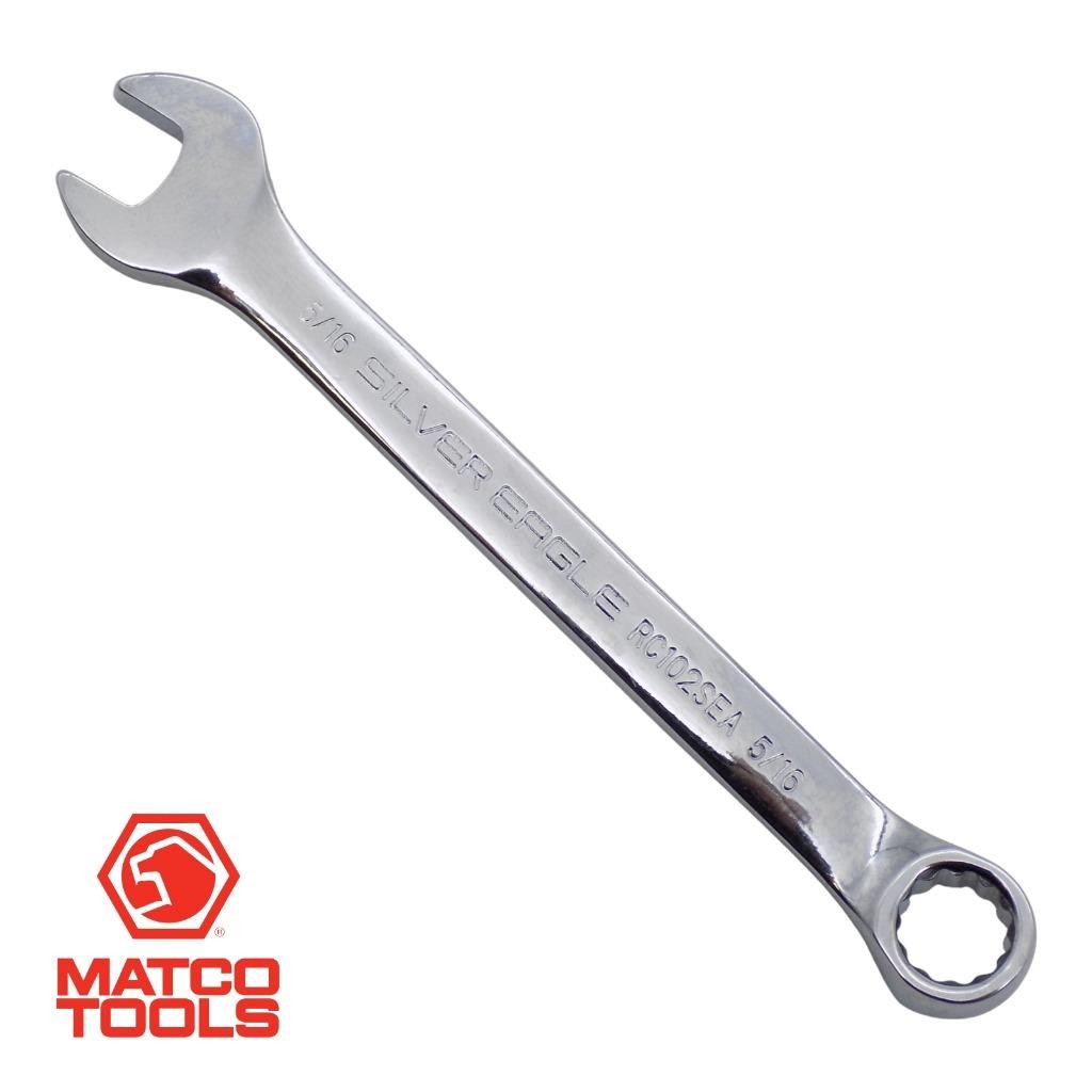 Matco Tools Silver Eagle RC102SEA 5/16″ SAE Combination Wrench 12 Point RC102