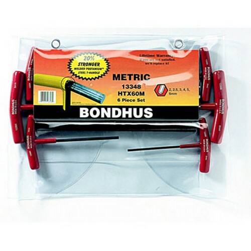 Bondhus 13348 6pc Set Graduated T-Handles 2-6mm
