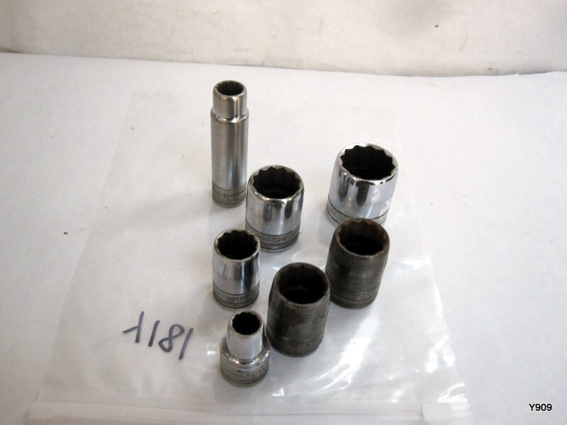S-K socket set of 7 pcs with 40136 1 1/8