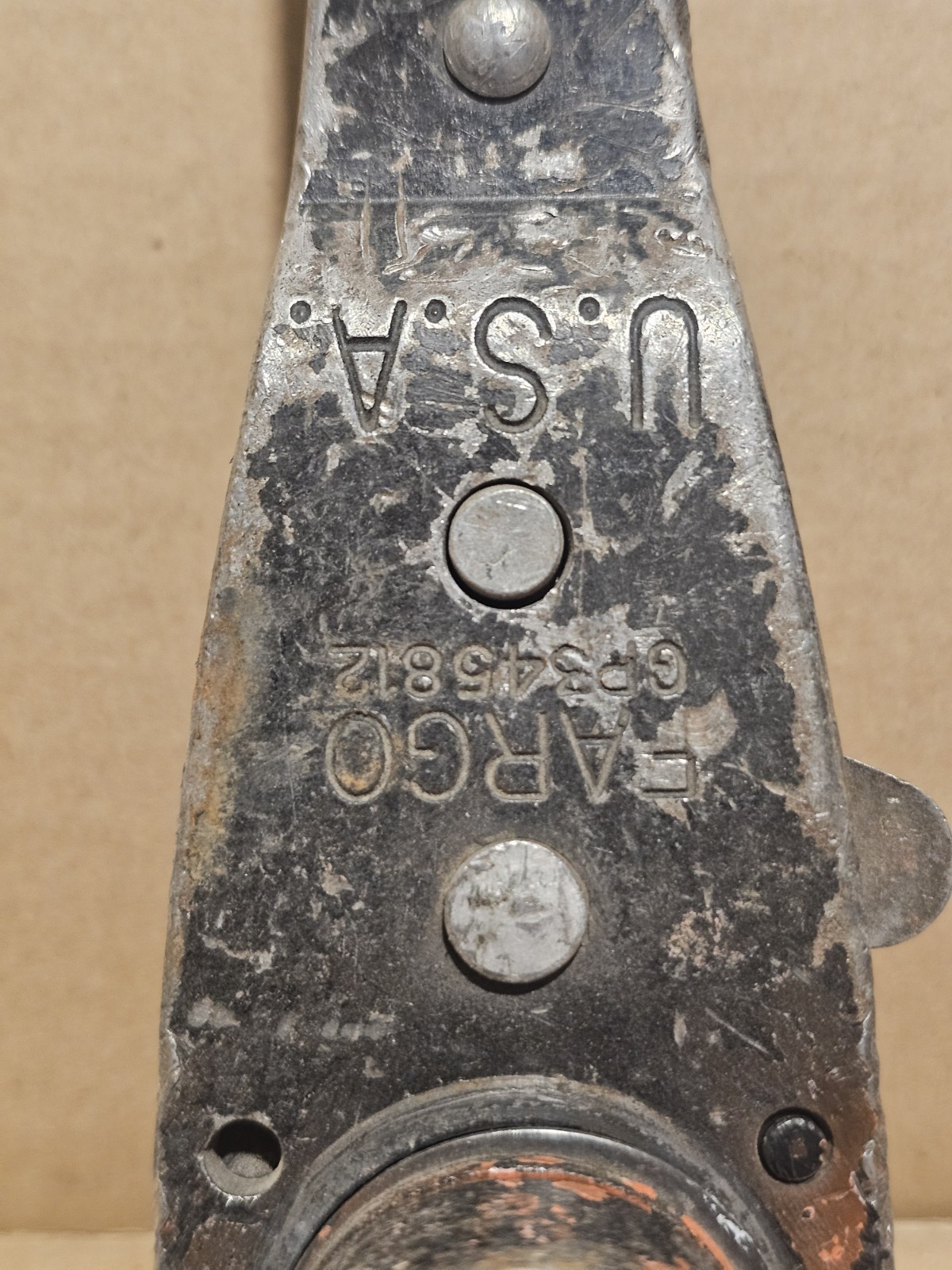 Fargo GP345812 Lineman Framing Lowell Wrench USA good working condition