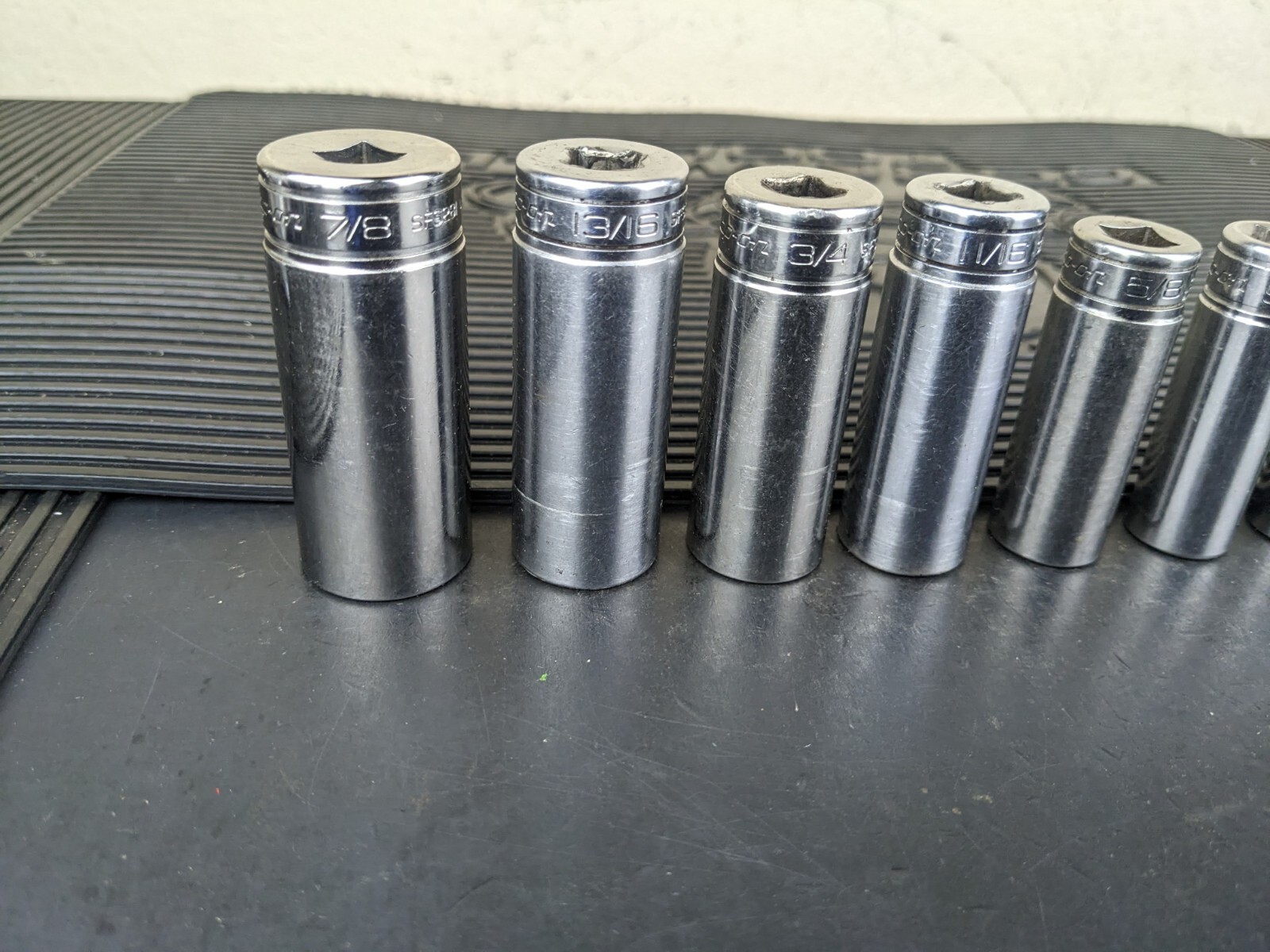 #bg225 Snap on Tools 211SFSY 3/8″ Drive Deep Chrome Socket Set Socket Set