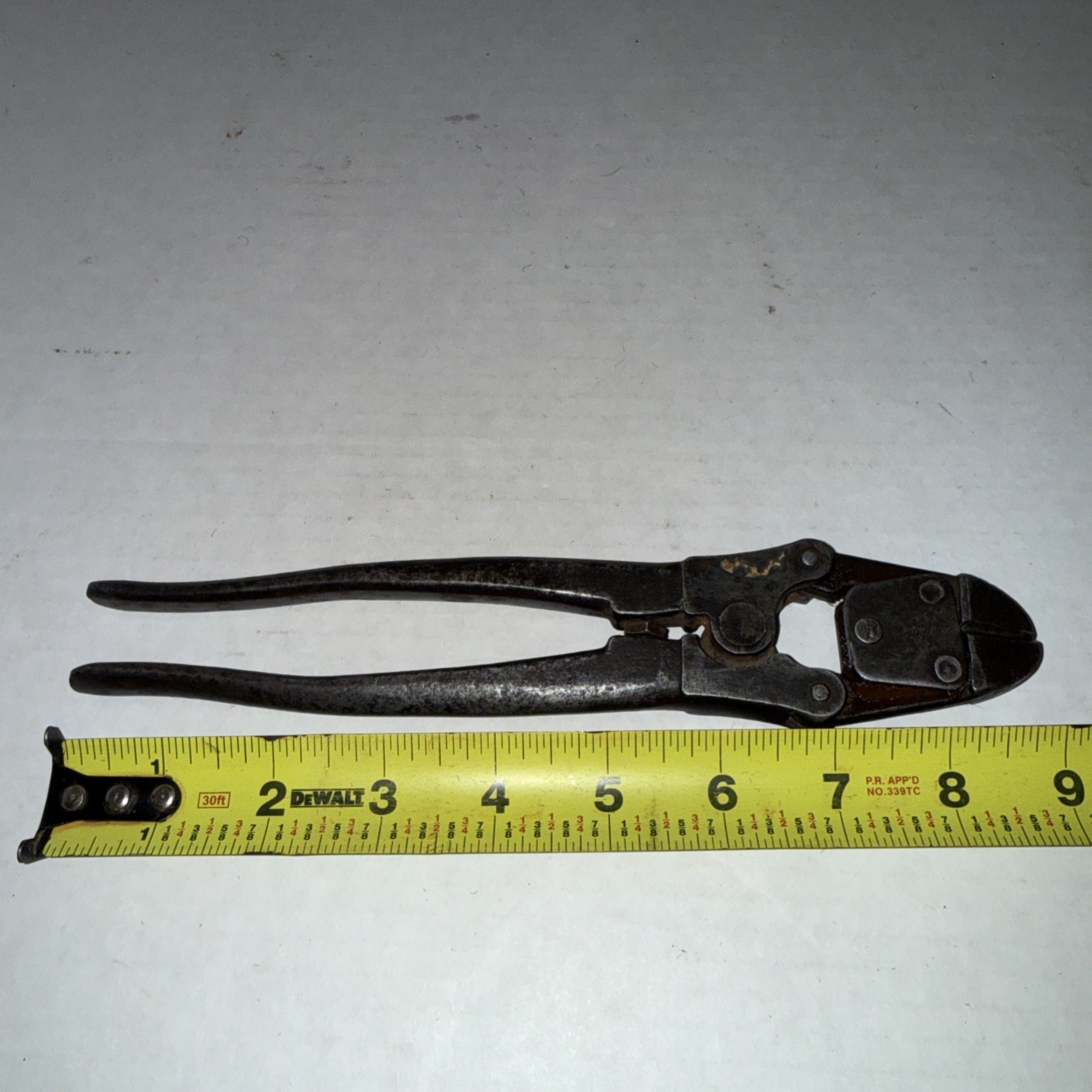 Vtg Snap-On Tools Made in USA HL-9 High Leverage Diagonal Cutters Pliers 9″ !!