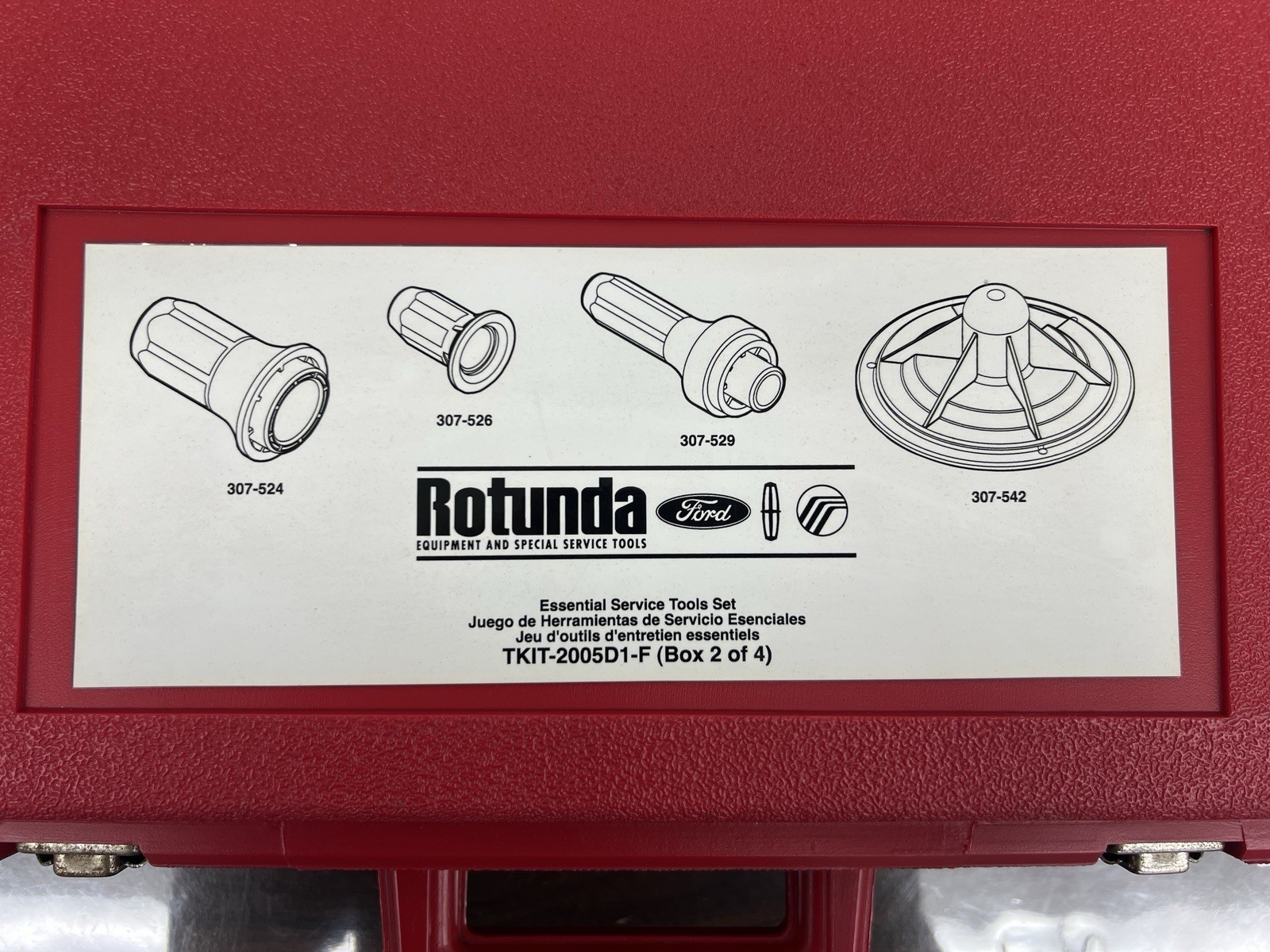 Ford Rotunda TKIT-2005D1-F Service Tools 307-528 307-524 307-548 205-812 204-362