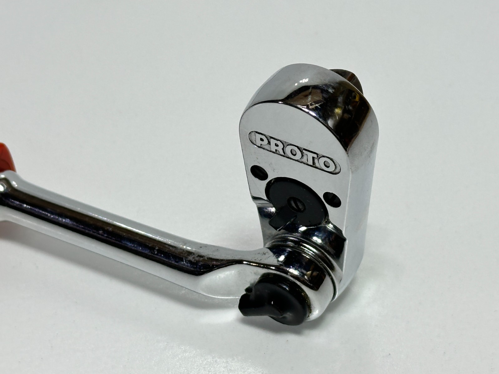 Proto USA Made (Rare) Professional 5257L 3/8″ Drive Indexable Ratchet Red Handle