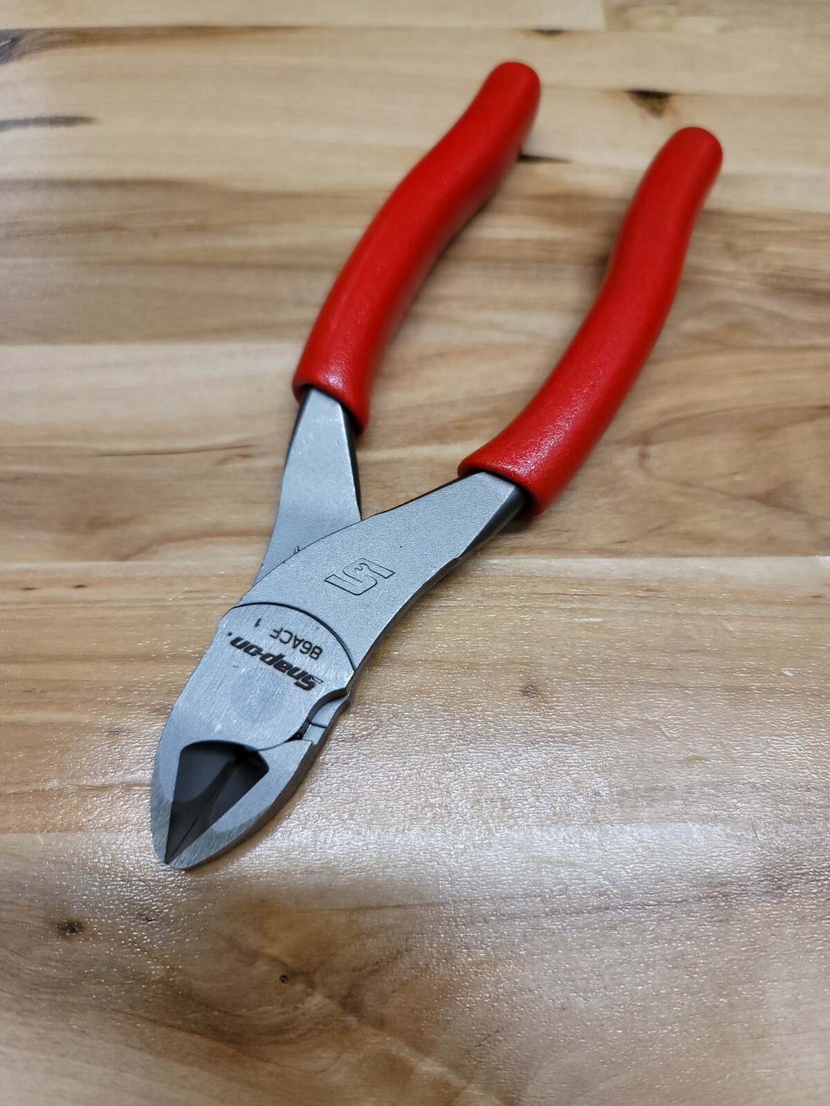 *NEW* Snap On Tools 86ACF RED Comfort Grip Diagonal Cutters FAST & Free Shipping