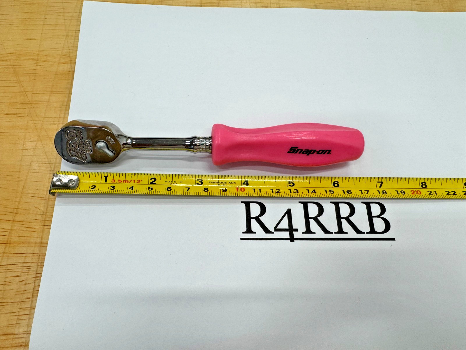 Snap-on Tools USA NEW 1/4″ Drive 100th Anniv PINK GUY MARTIN Hard Handle Ratchet