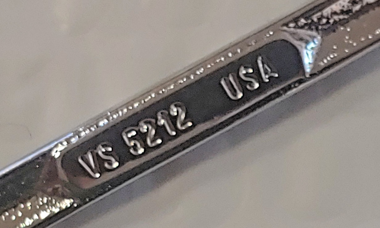 Snap-on Angle Wrench 3/8″ Open-end VS 5212, 4 Way 30-60 Degree Chrome Plate USA
