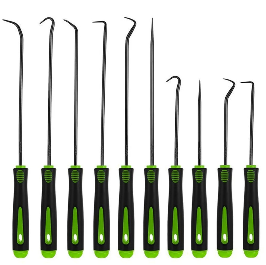 10pcs Precision Pick & Hook Set Mini O-Ring Seal Gasket Remover Tools – NEW