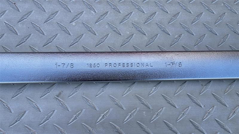Proto 1260 1-7/8″ 12-Point Satin Chrome Alloy Steel Combination Wrench, 28″