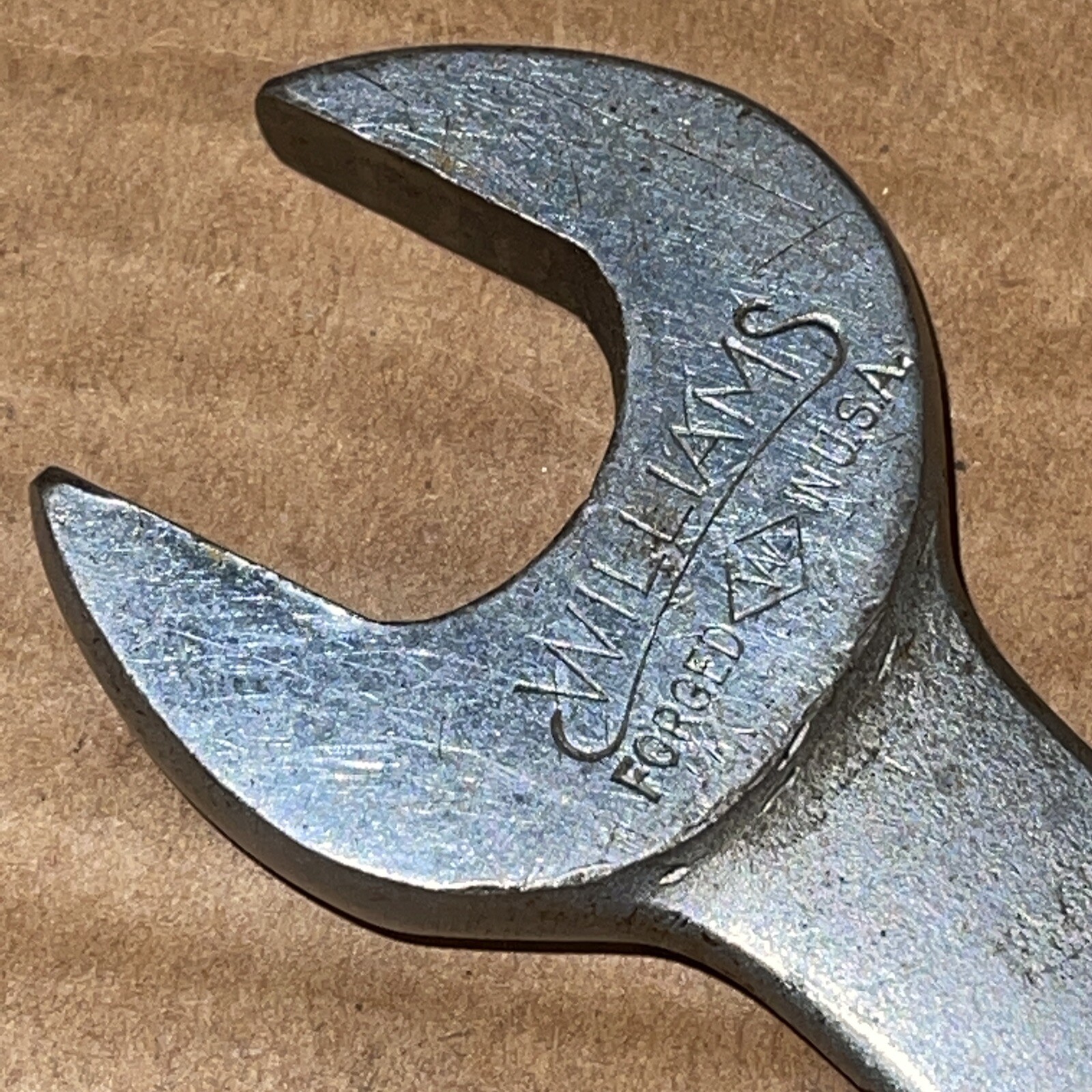 Williams USA 1031 7/8 In X 25/32 In SAE Open End Wrench Vintage Superrench