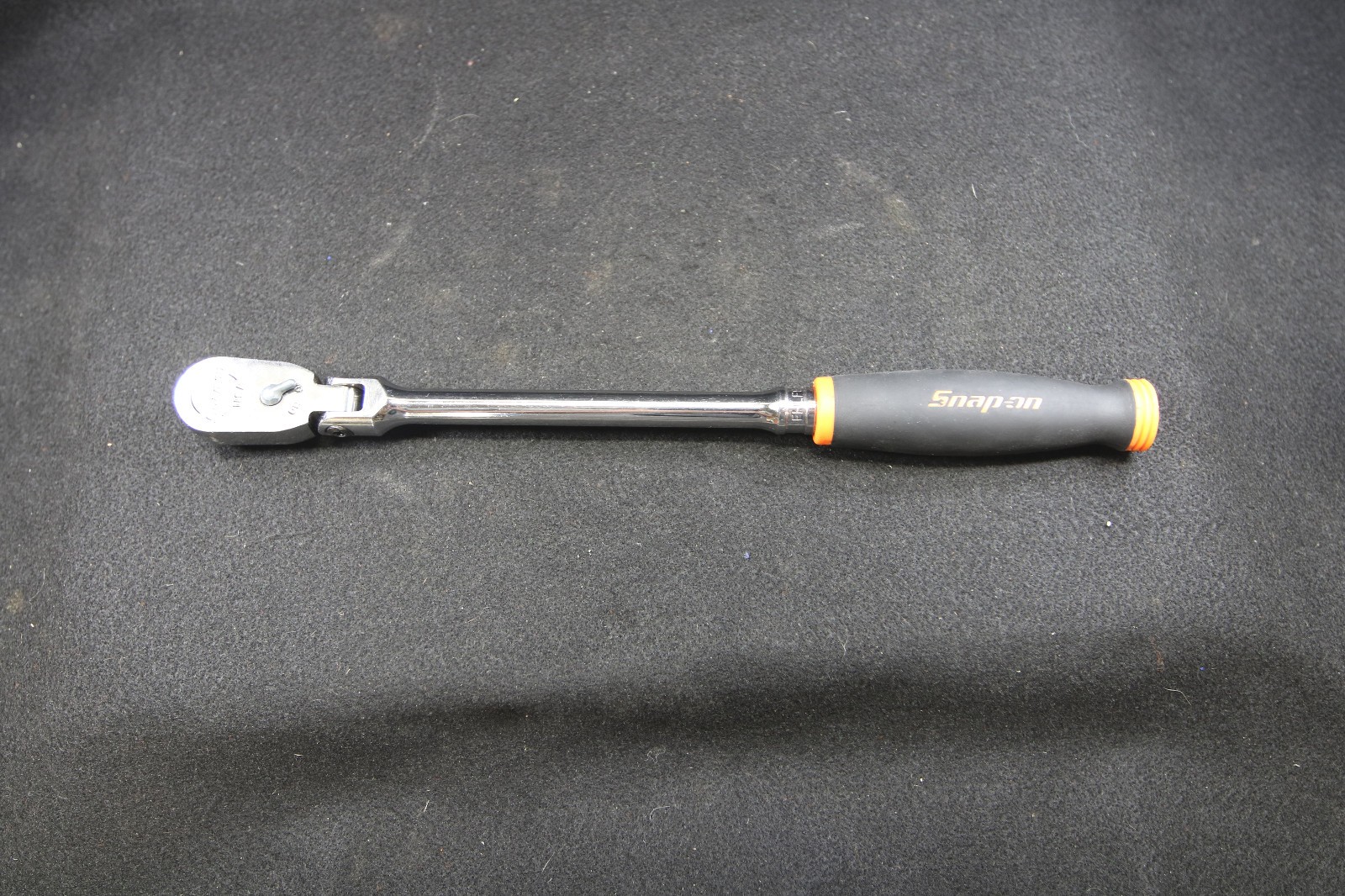Snap On Tools FHLF80A 3/8″ Drive Dual 80 Long Orange Handle Flex Head Ratchet