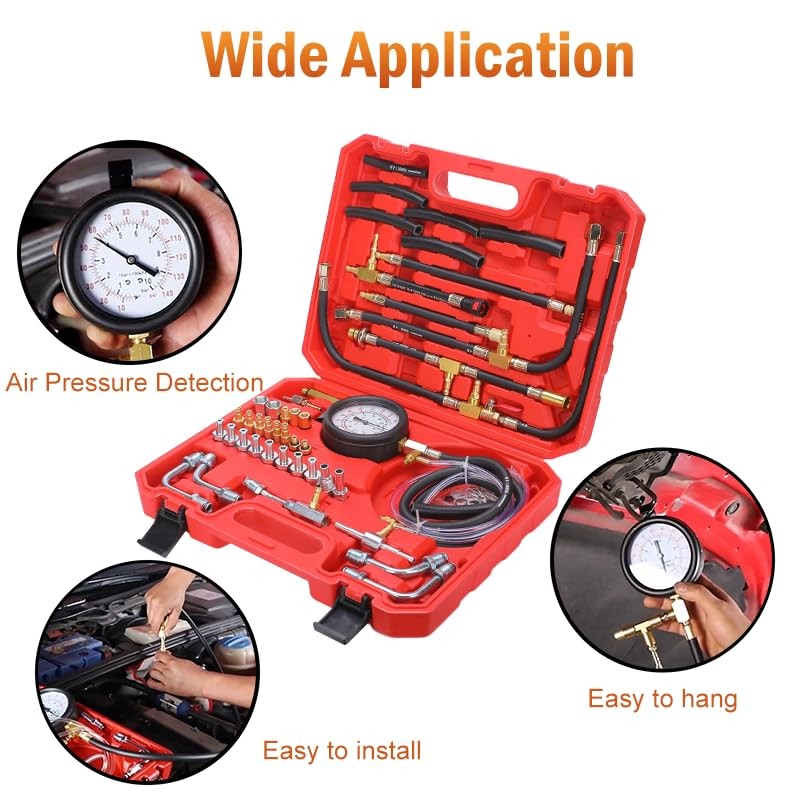 Manómetro Probador Presión Combustible Inyección Gasolina 0-140PSI 10Bar Univers