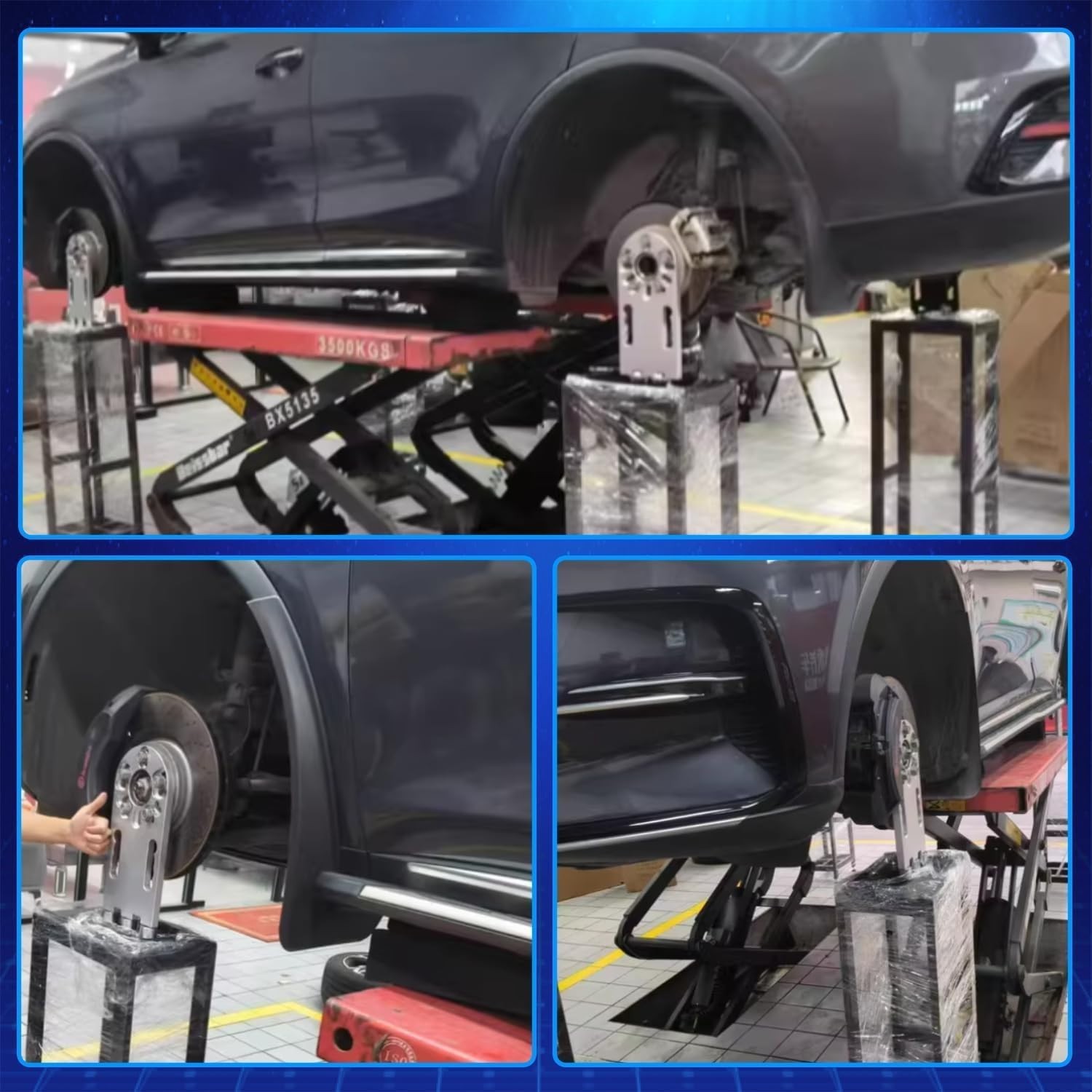 Auto Chassis Stress Relief Tool Suspension 10-Hole Bushing Adjustment Reset Tool