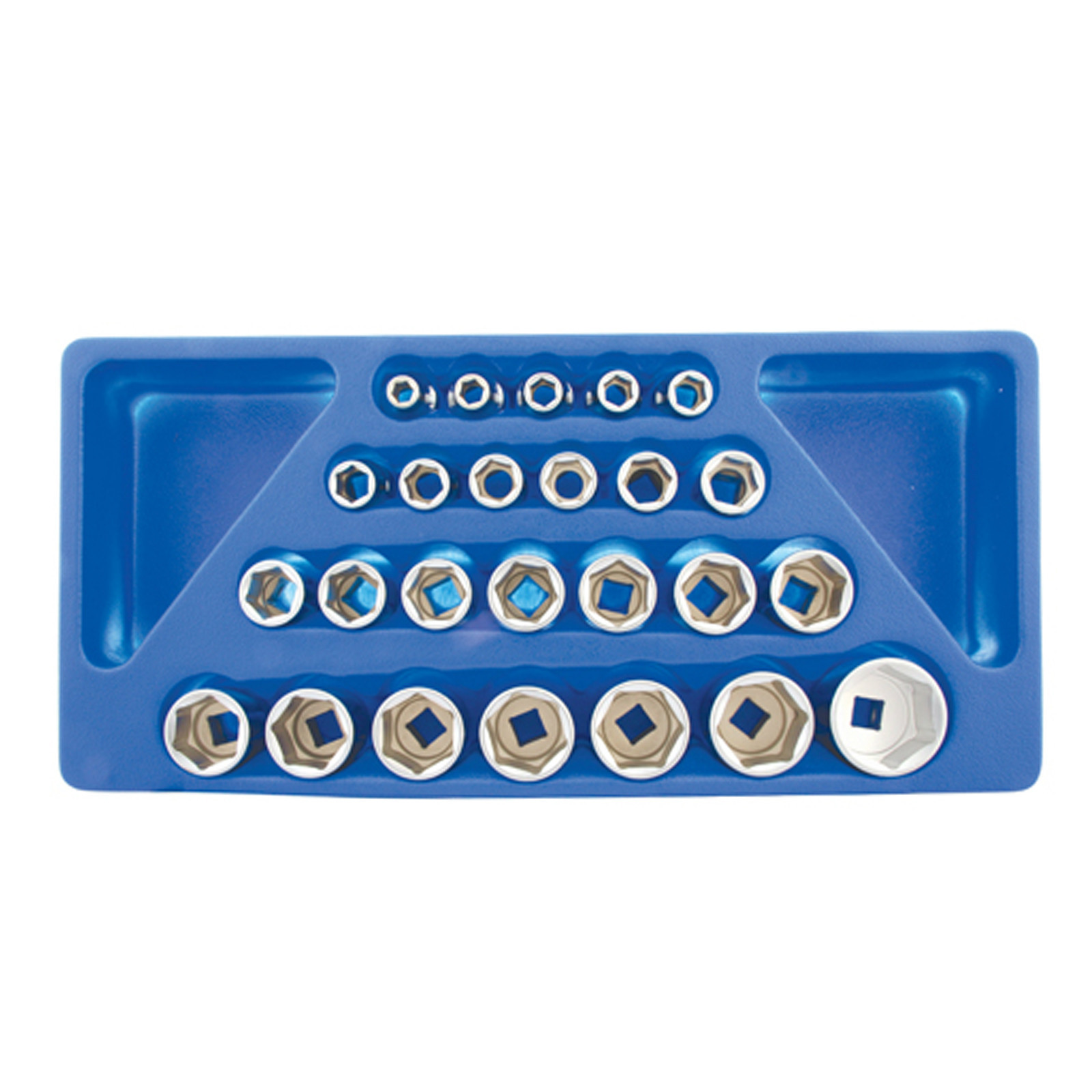 25 pcs 1/2″ Dr. Six-Point 8~36mm Metric Hand Socket Set SS-425M