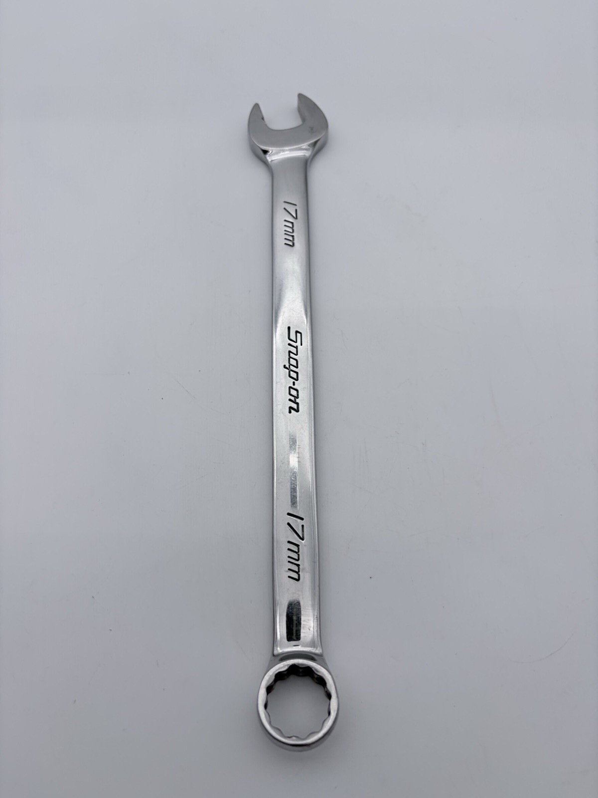 Snap-On Tools 17mm Metric Standard 12 Point Chrome Combo Wrench OEXM170B