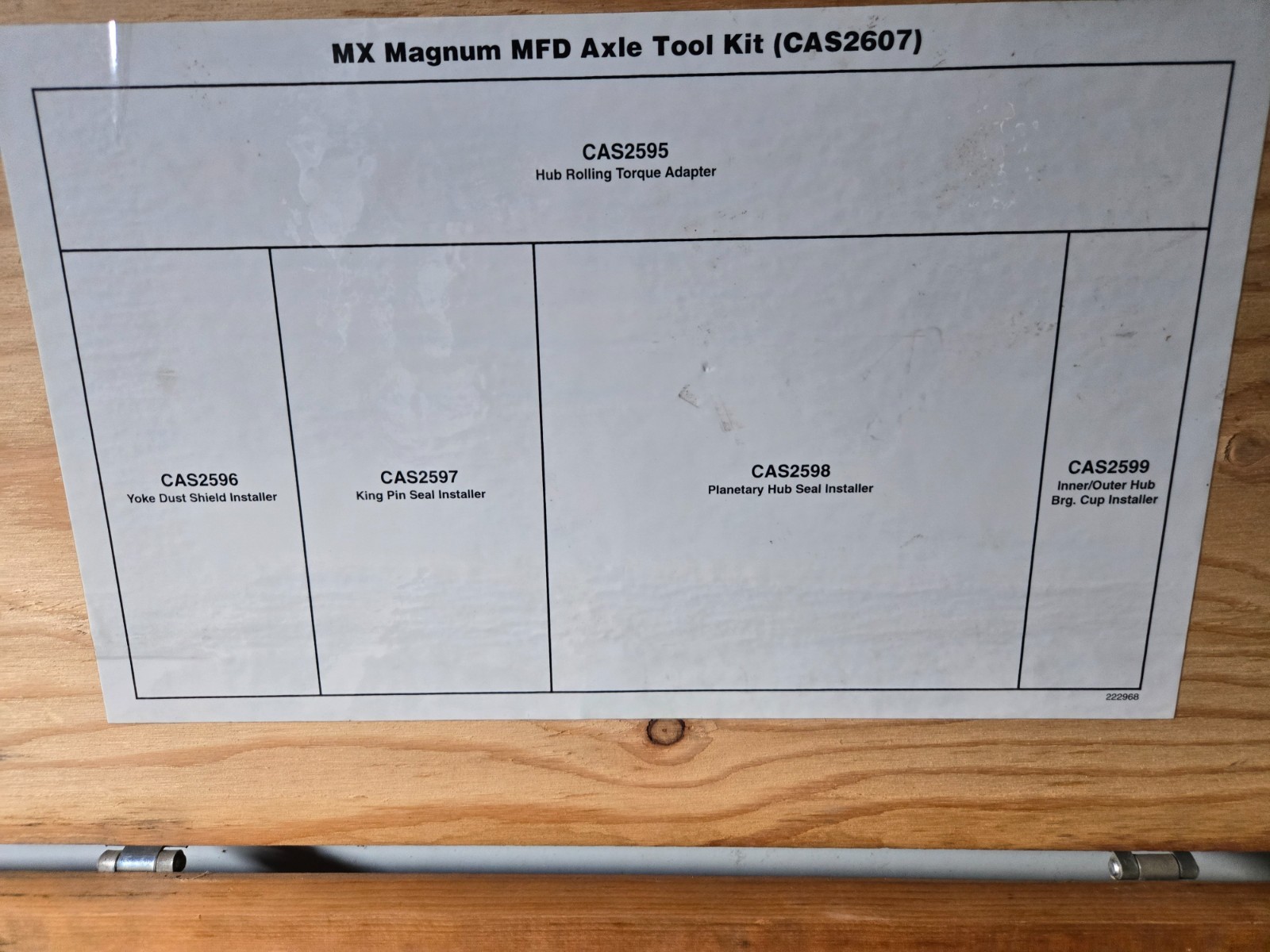 Case IH CAS2607 MX Magnum MFD Axle Tool Kit